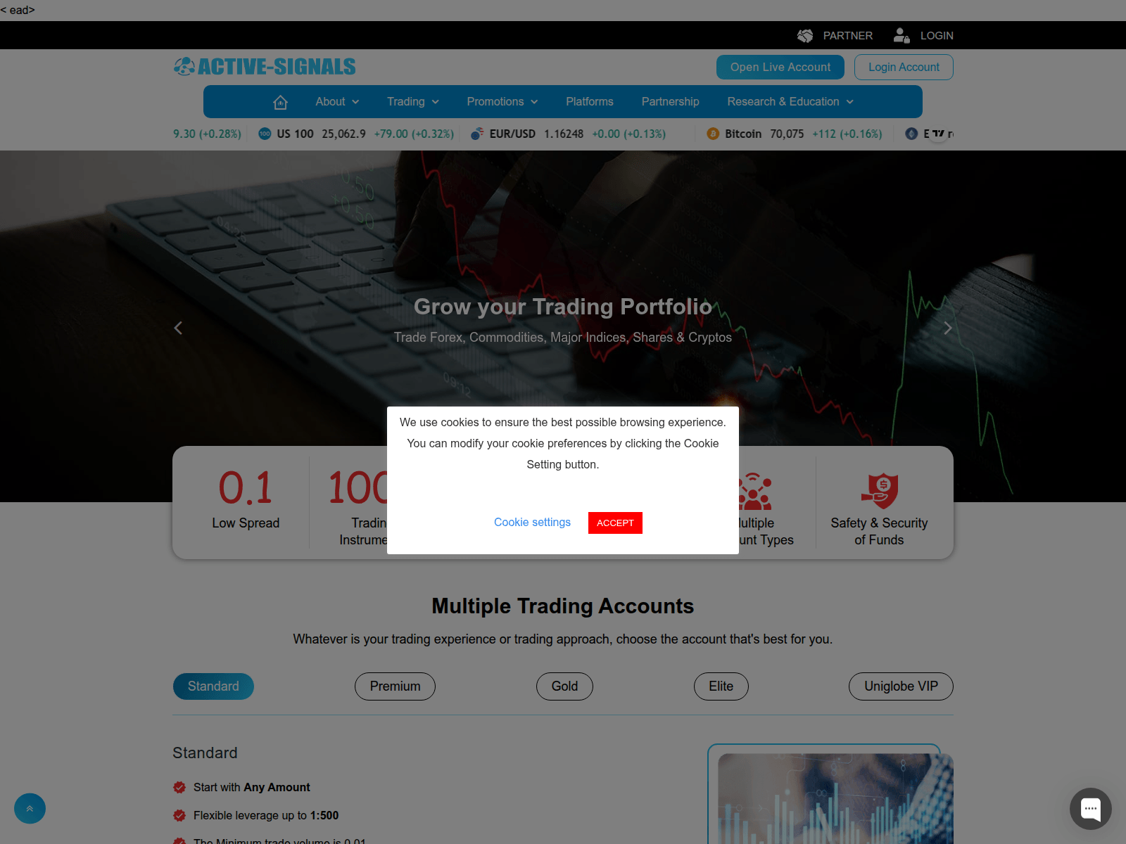Screenshot of hybridstockstradehub.click
