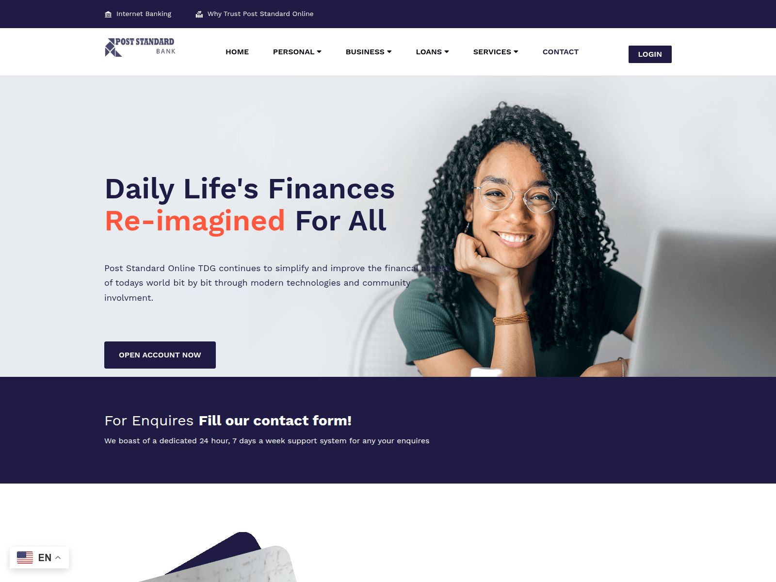 Screenshot of poststandardbnk.com