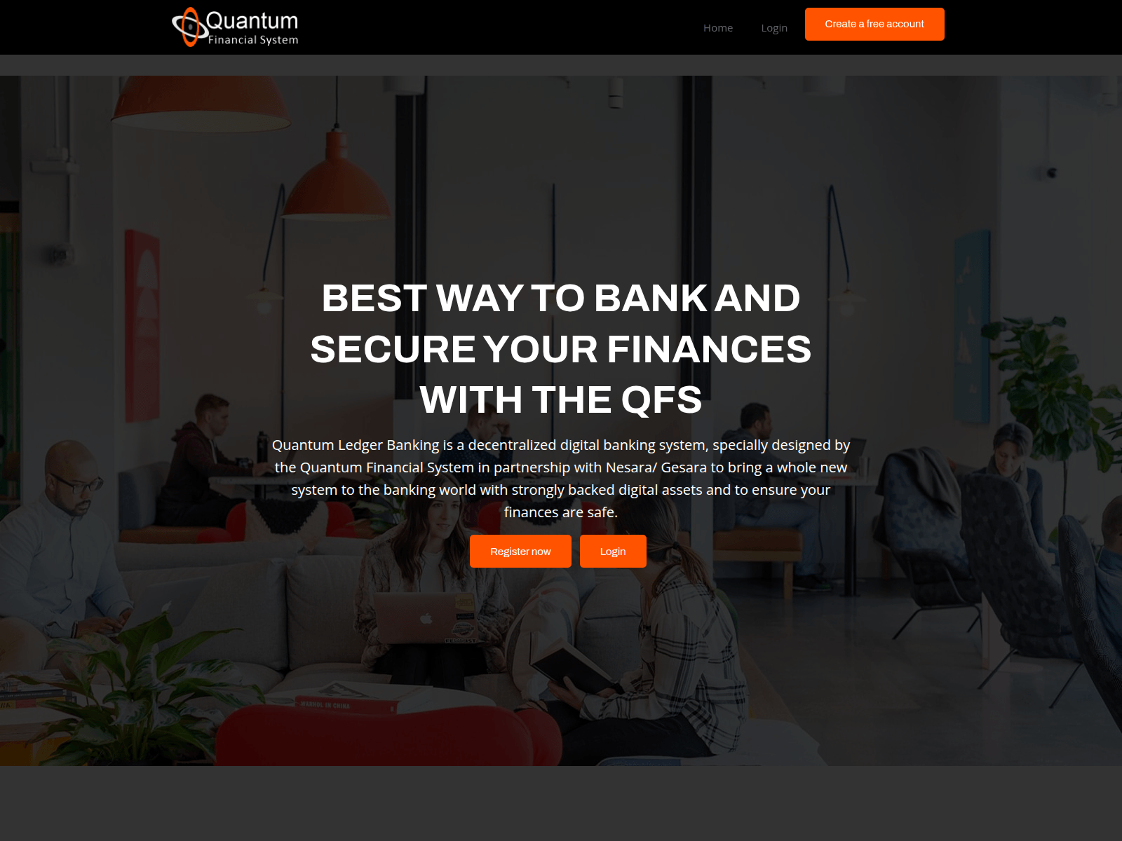 Screenshot of quantumfinalsystem.com