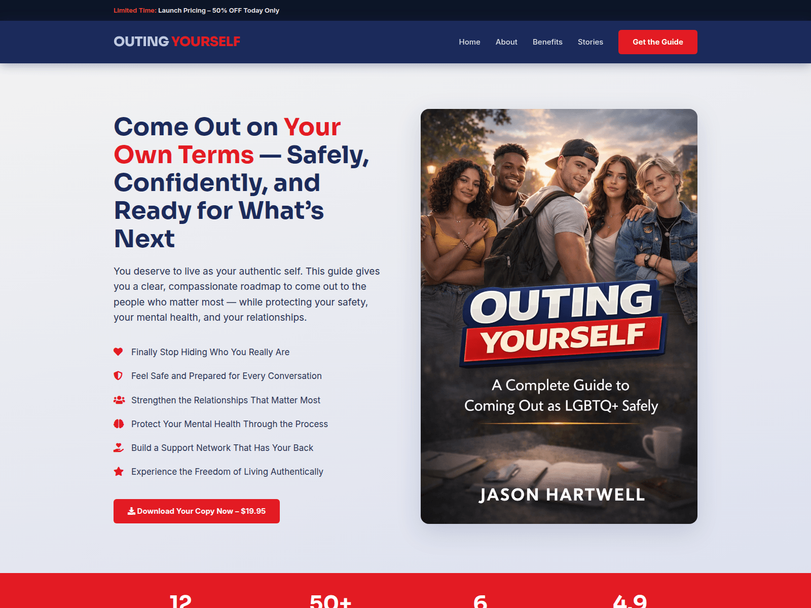 Screenshot of outingyourself.com