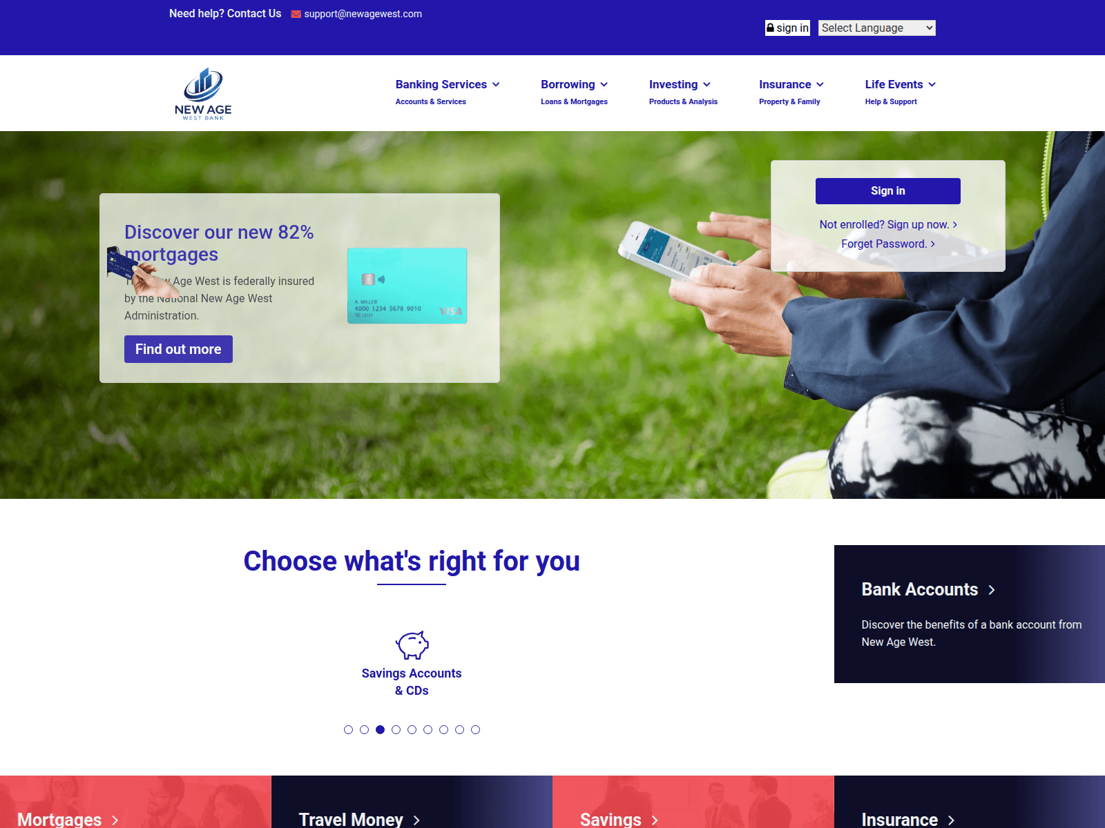 Forensic screenshot of www.newagewest.com