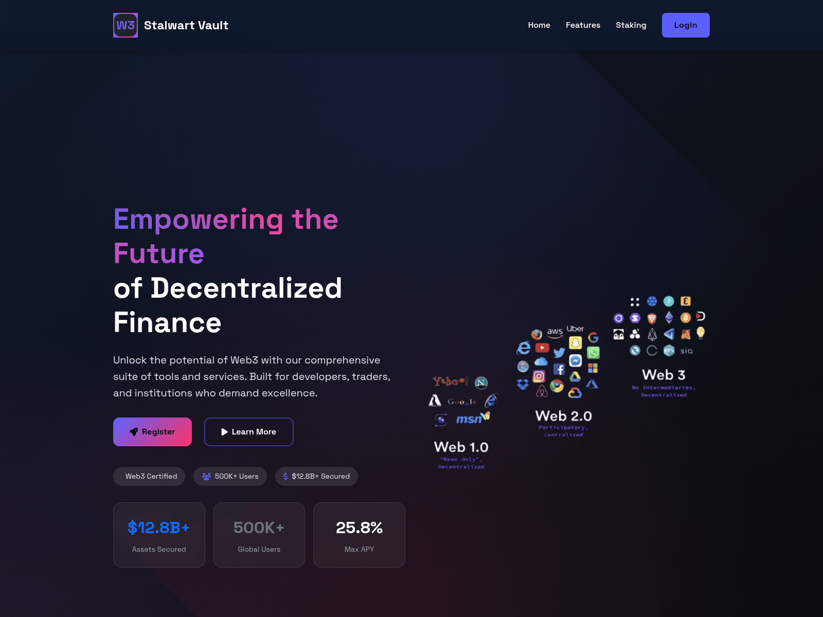 Forensic screenshot of www.stalwartvault.com