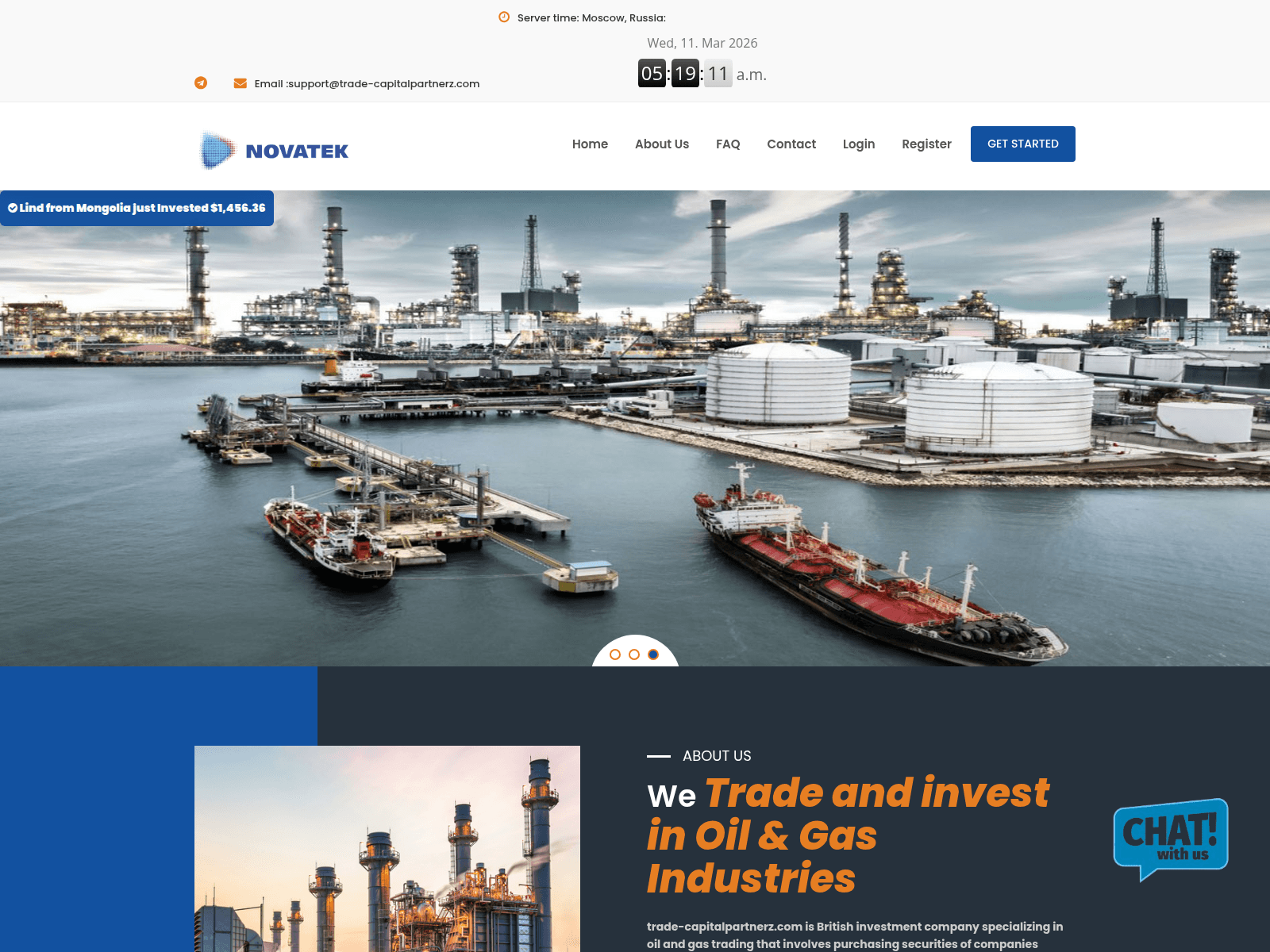 Screenshot of trade-capitalpartnerz.com