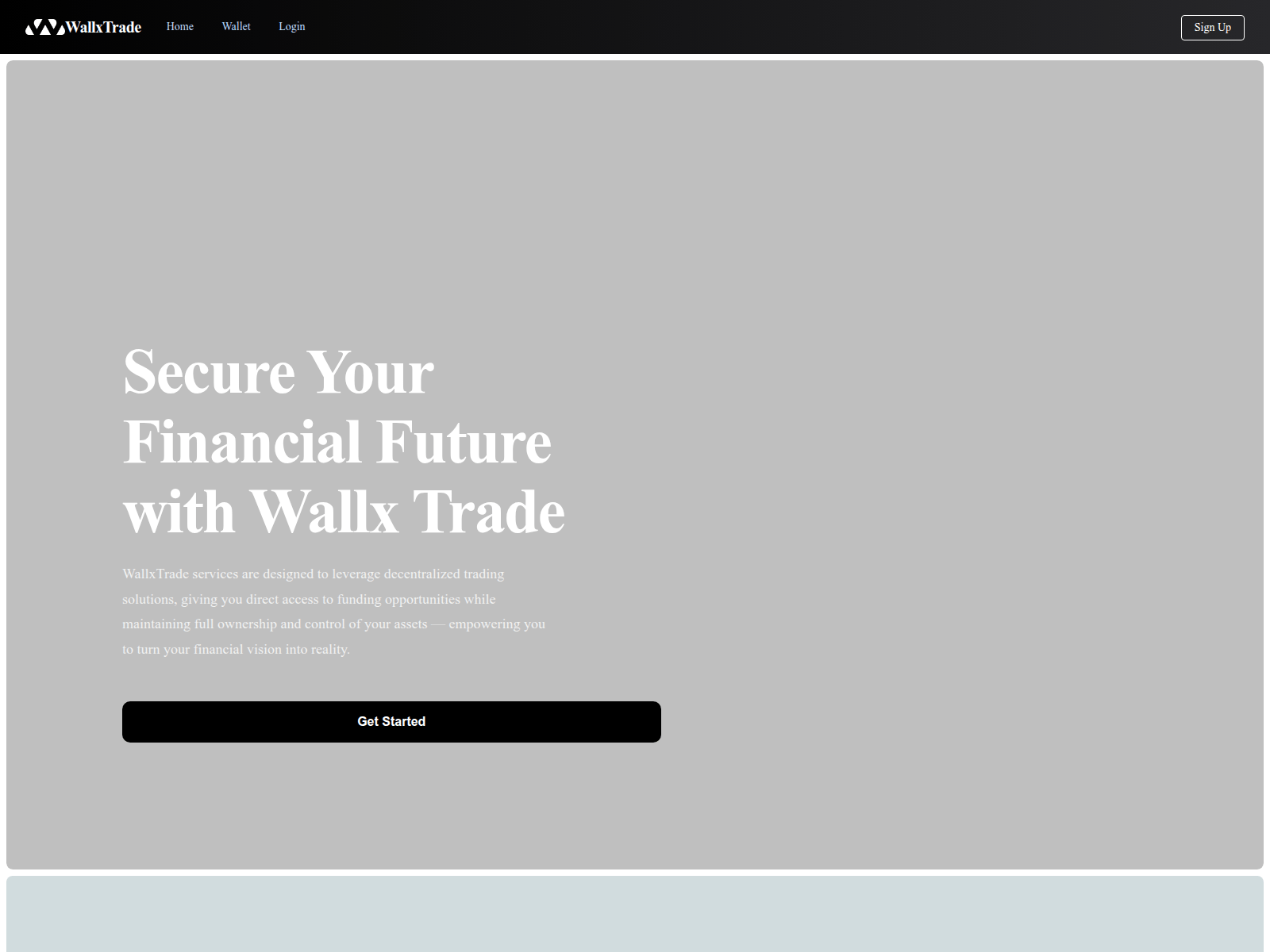 Screenshot of wallxtrade.com
