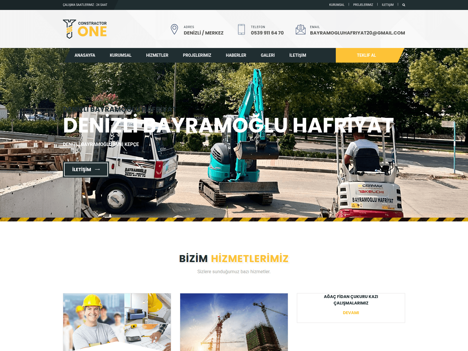 Screenshot of denizlibayramogluminikepce.com