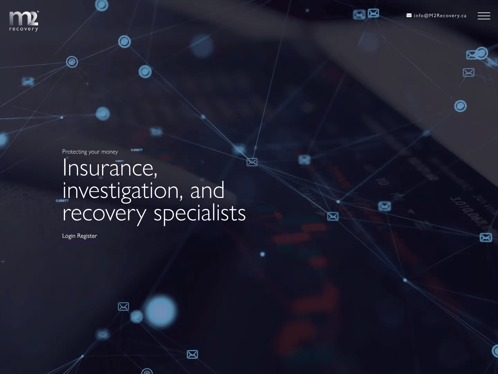 Screenshot of www.m2recovery.ca