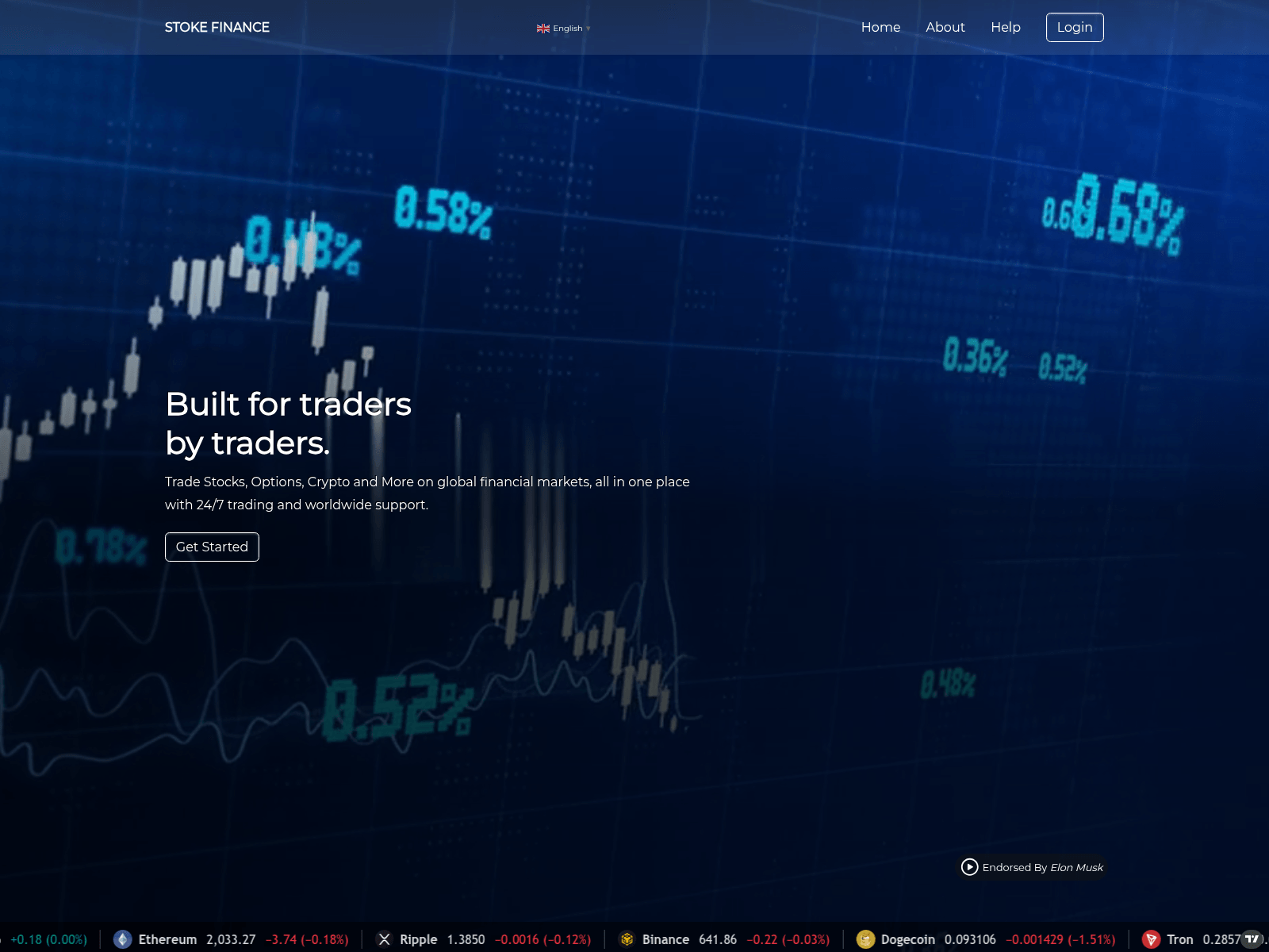 Screenshot of stokefinance.net