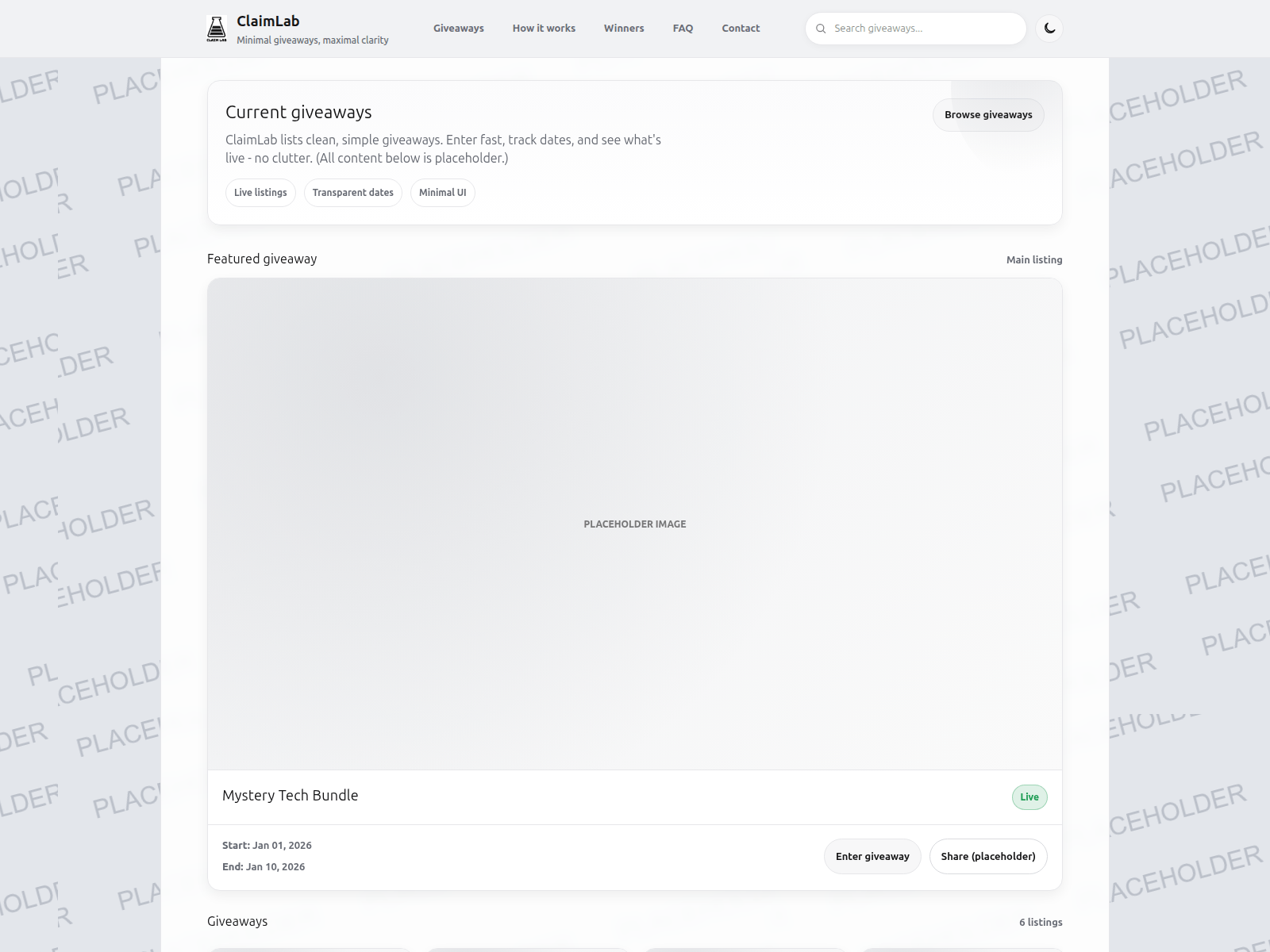 Screenshot of claim-labs.com