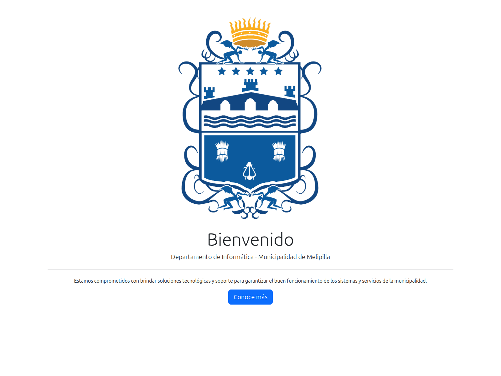 Screenshot of intranetmelipilla.cl