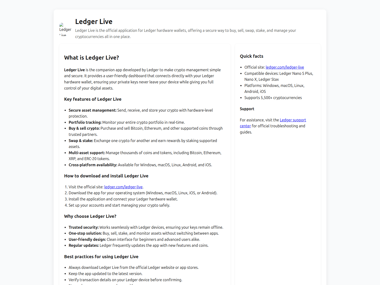 Screenshot of live-ledgerlive.vercel.app