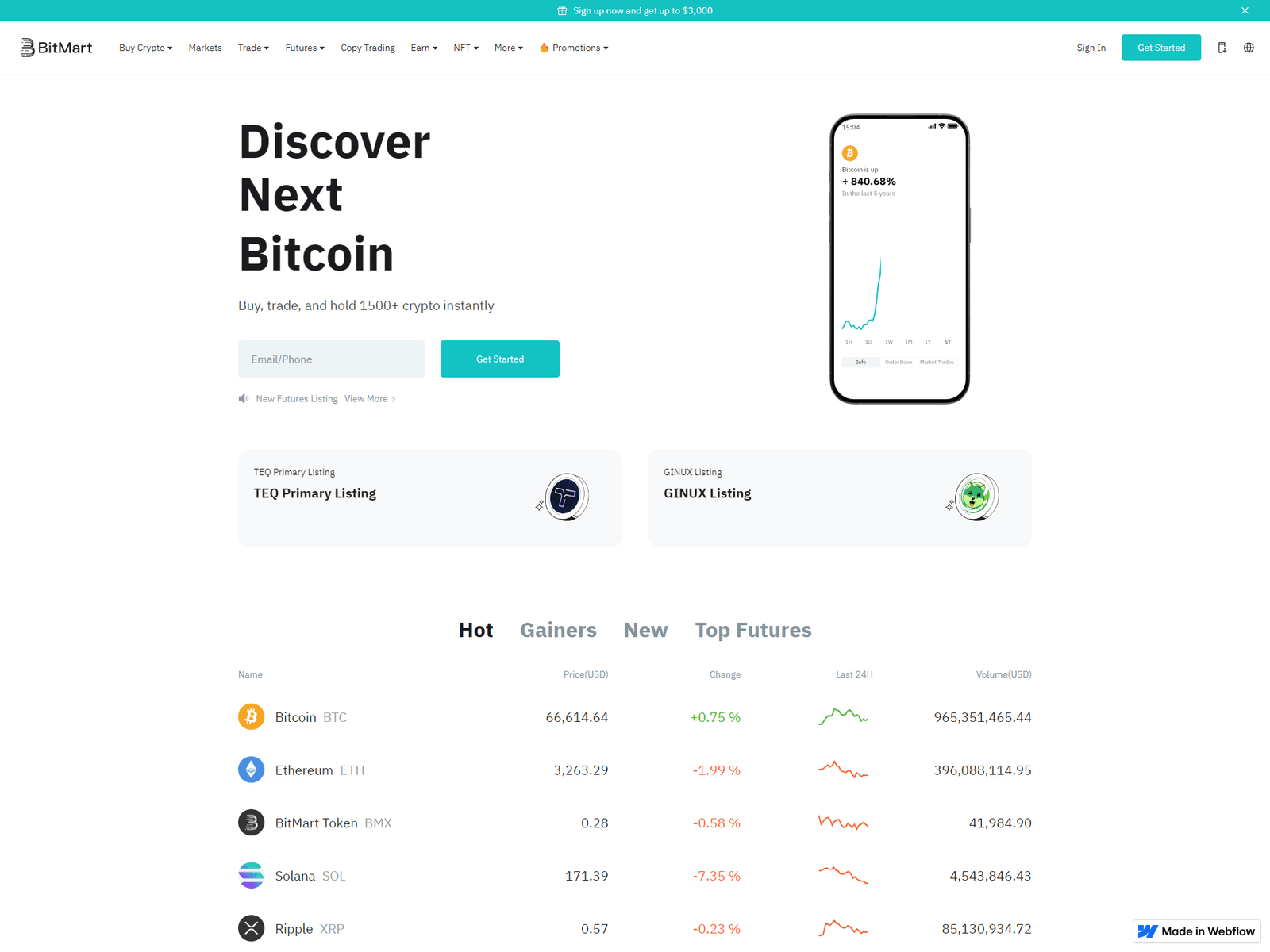Screenshot of m--sso--bitmrt--ca.webflow.io