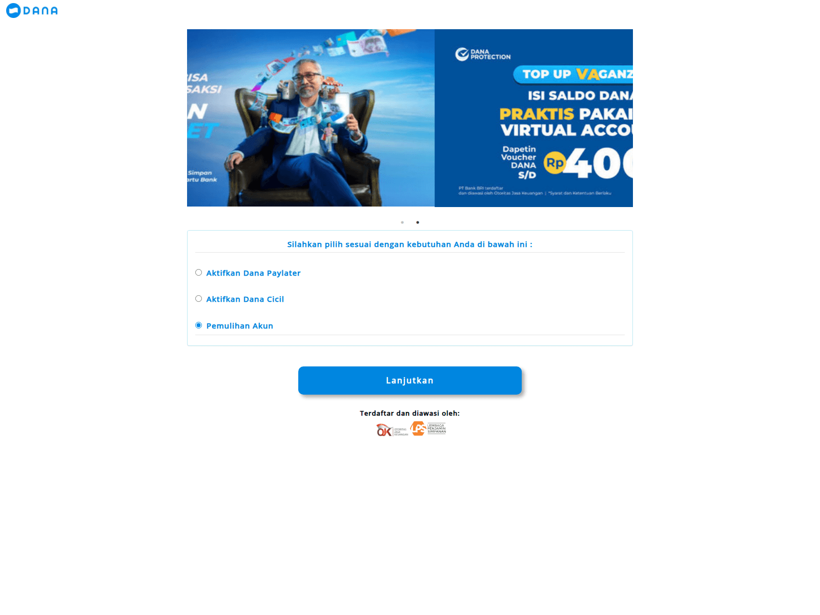 Screenshot of aktifkaann-danaa-paylateer.dzaun.web.id