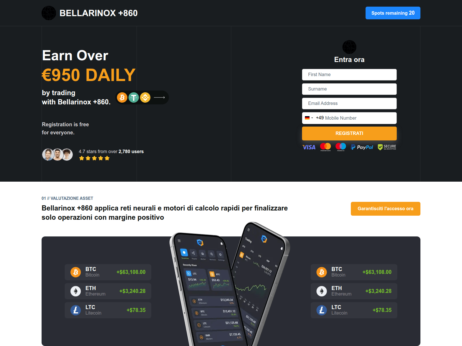 Forensic screenshot of guest.bellarinox860.it