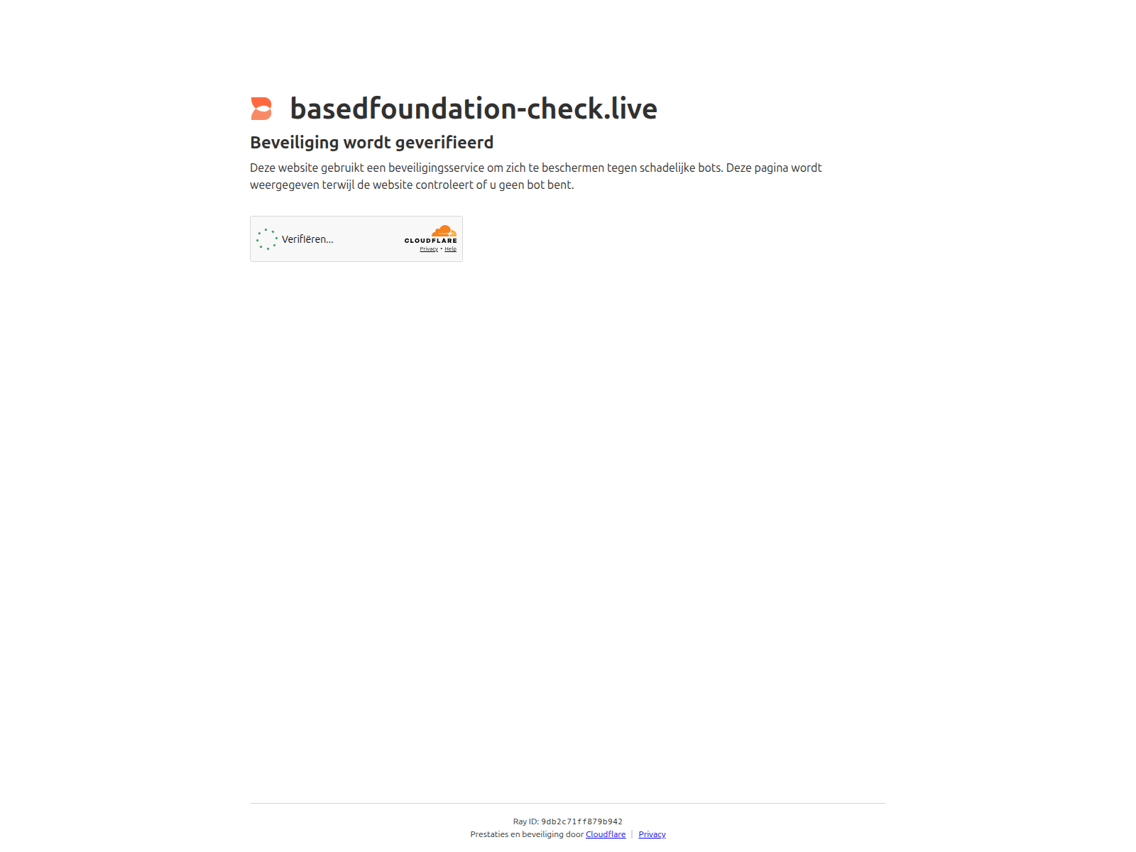 Screenshot of basedfoundation-check.live