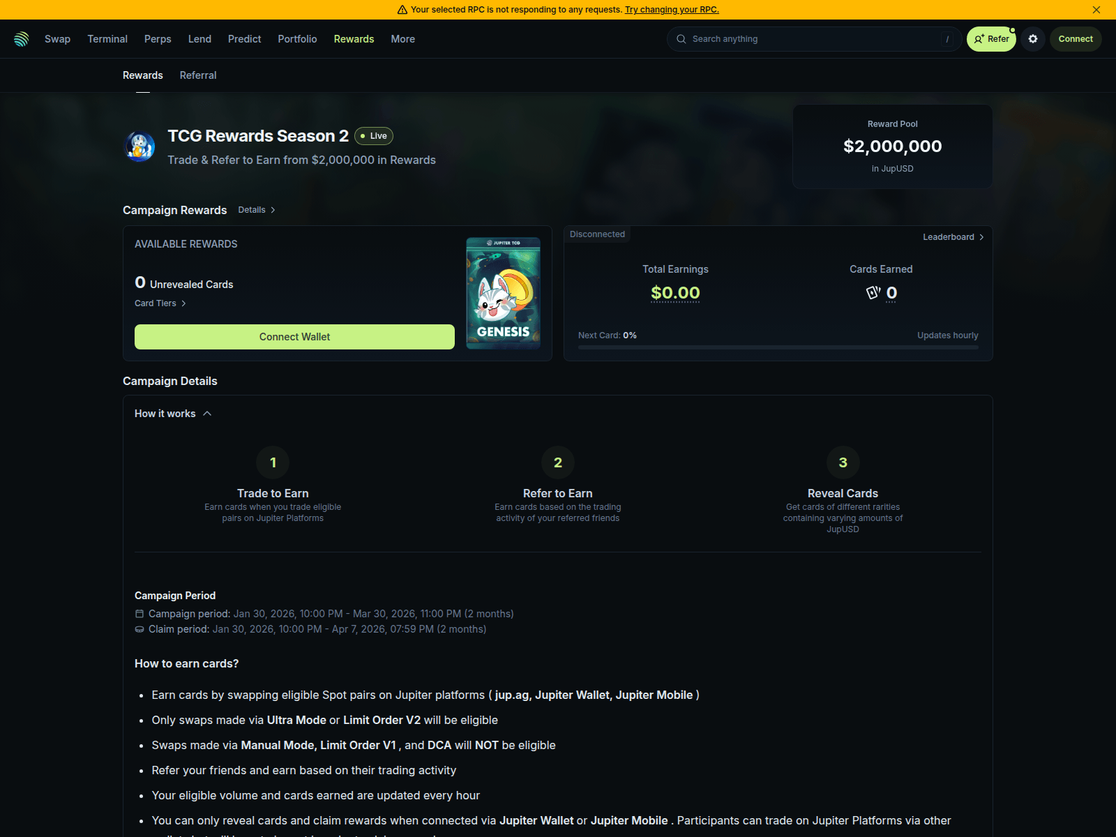 Screenshot of jup.ag-rewards.lat