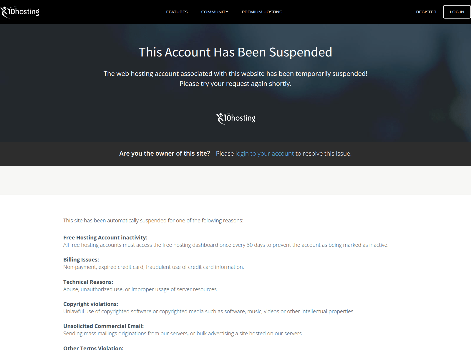 Forensic screenshot of mynew-project.x10.network