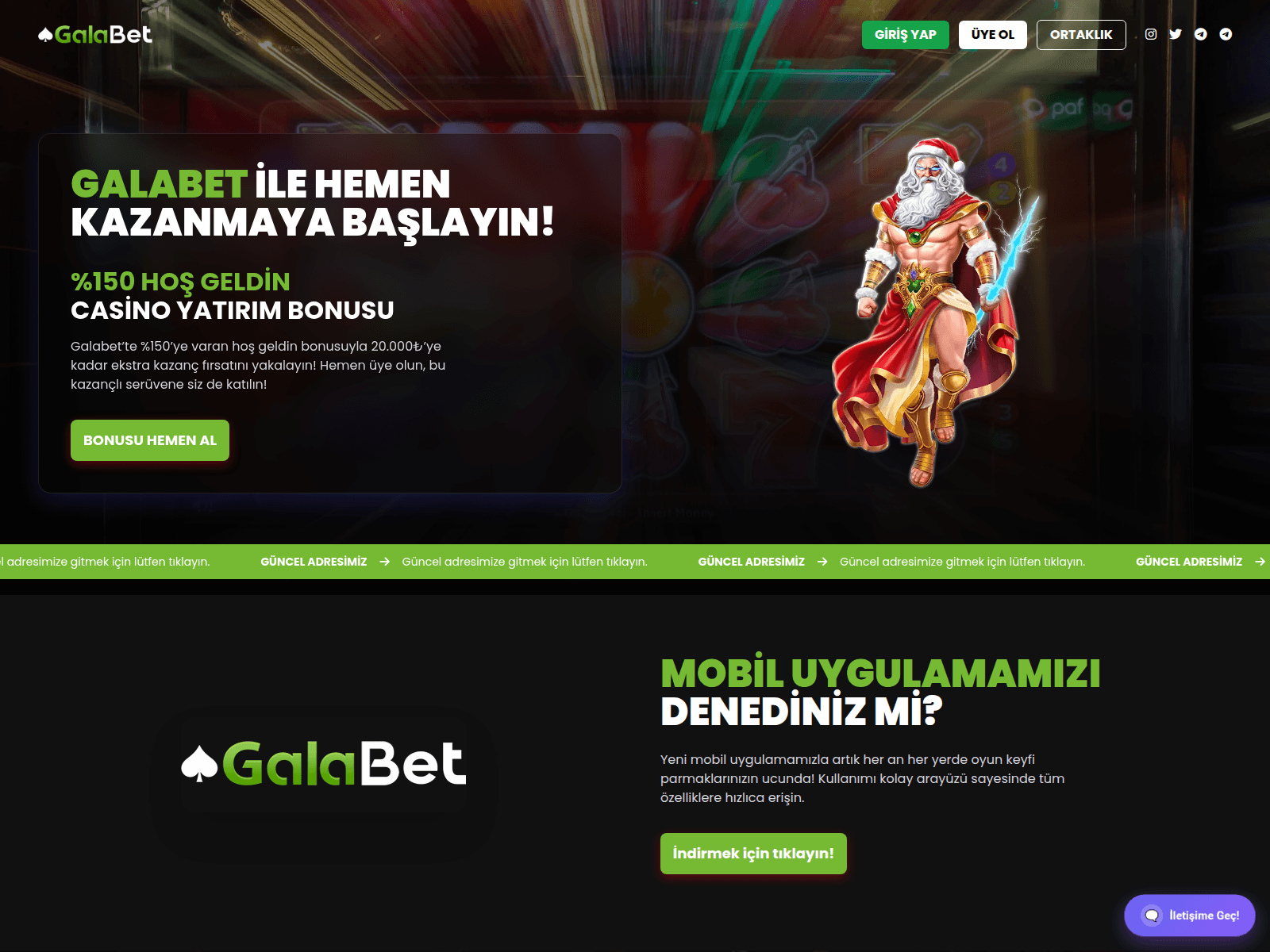 Screenshot of galabetgiris.net