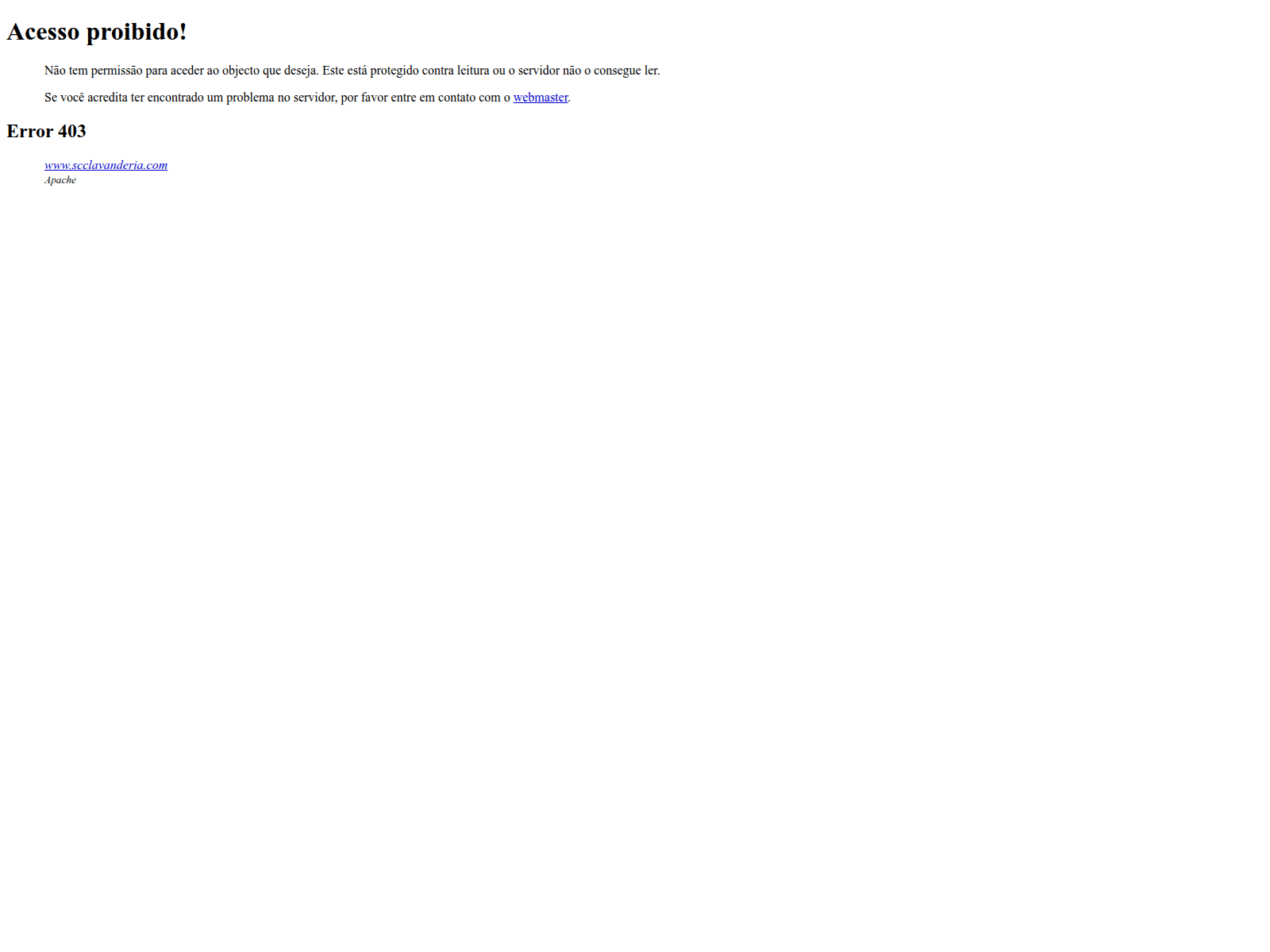 Screenshot of scclavanderia.com