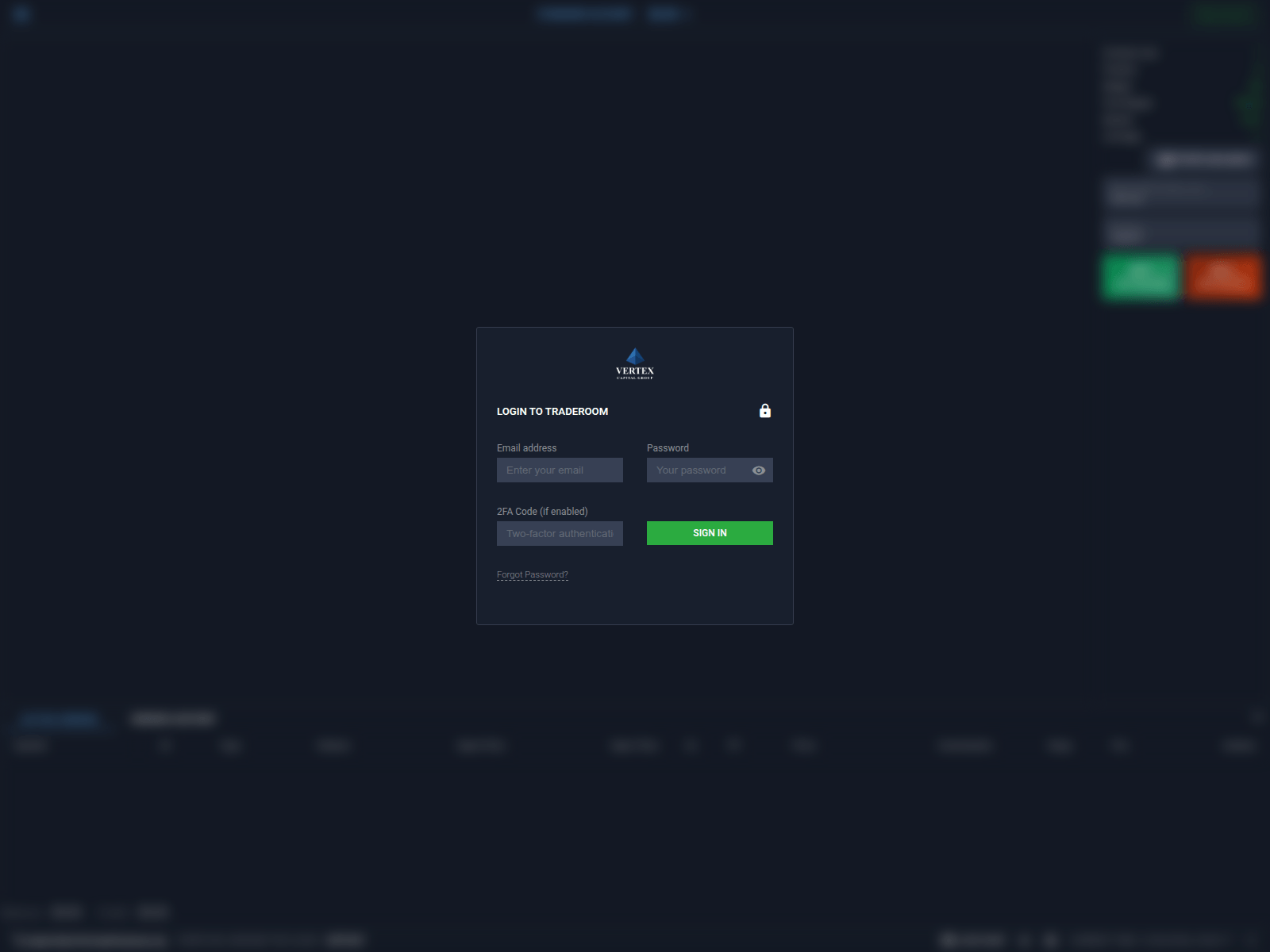 Screenshot of cfd.vertexcapital-group.kutmesveron.icu