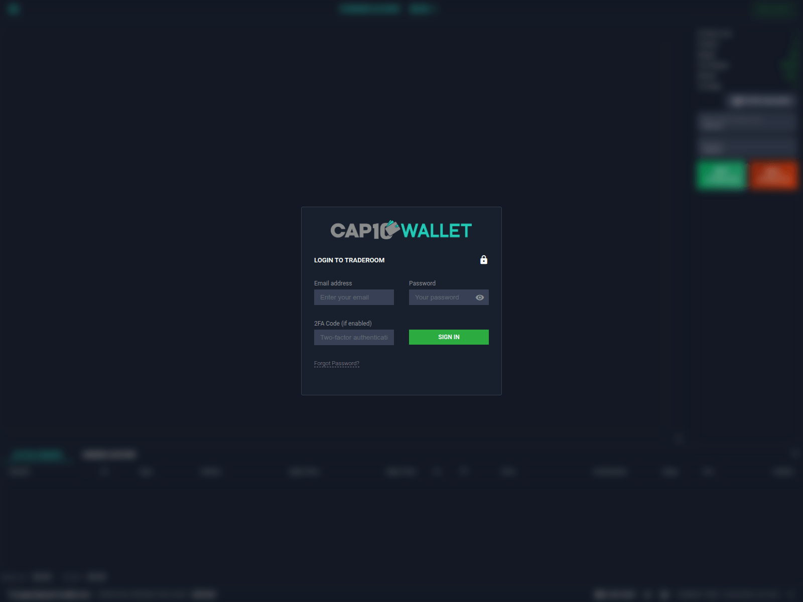 Screenshot of cfd.cap-wallet.com