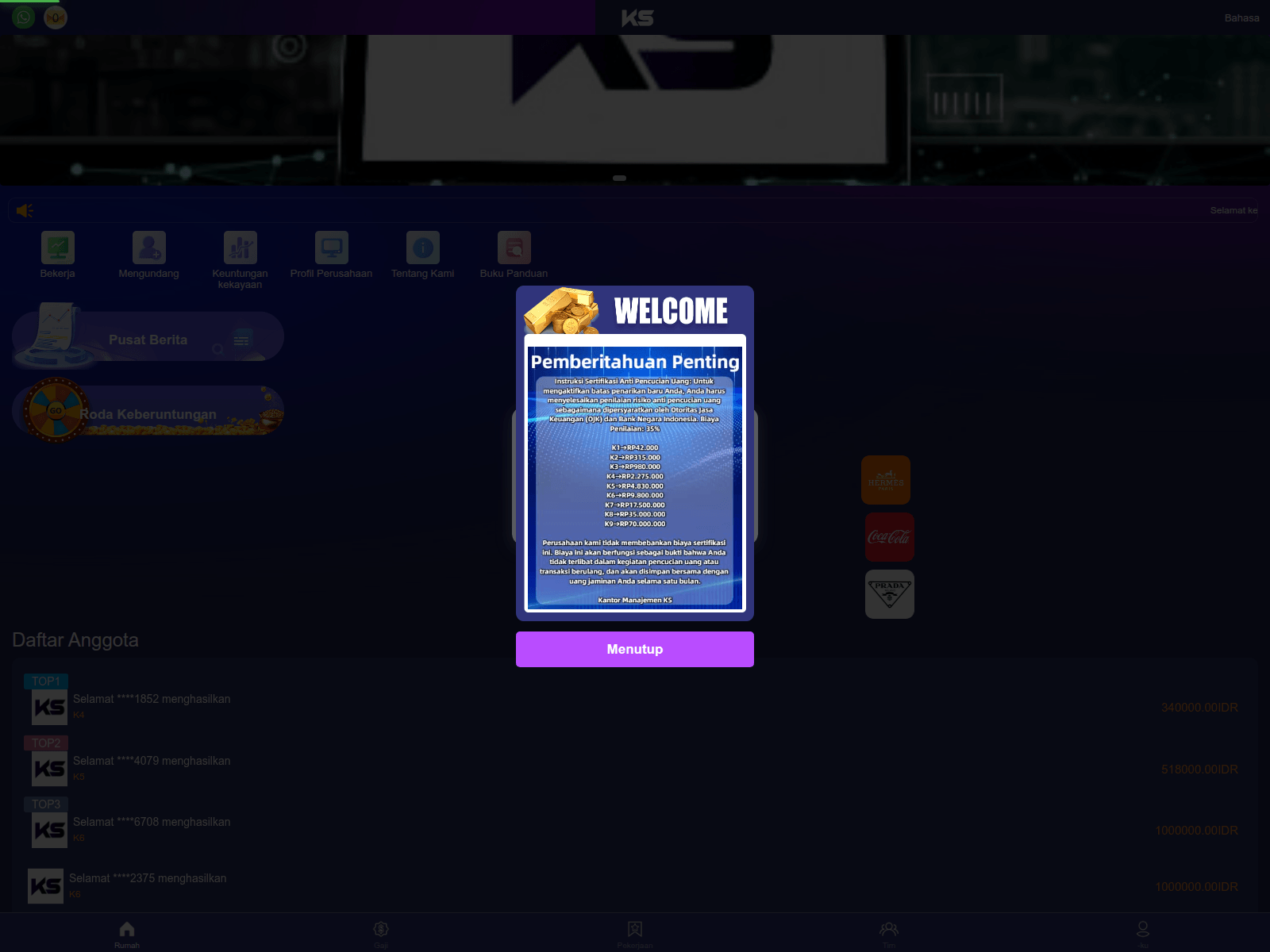 Screenshot of ks998.cc