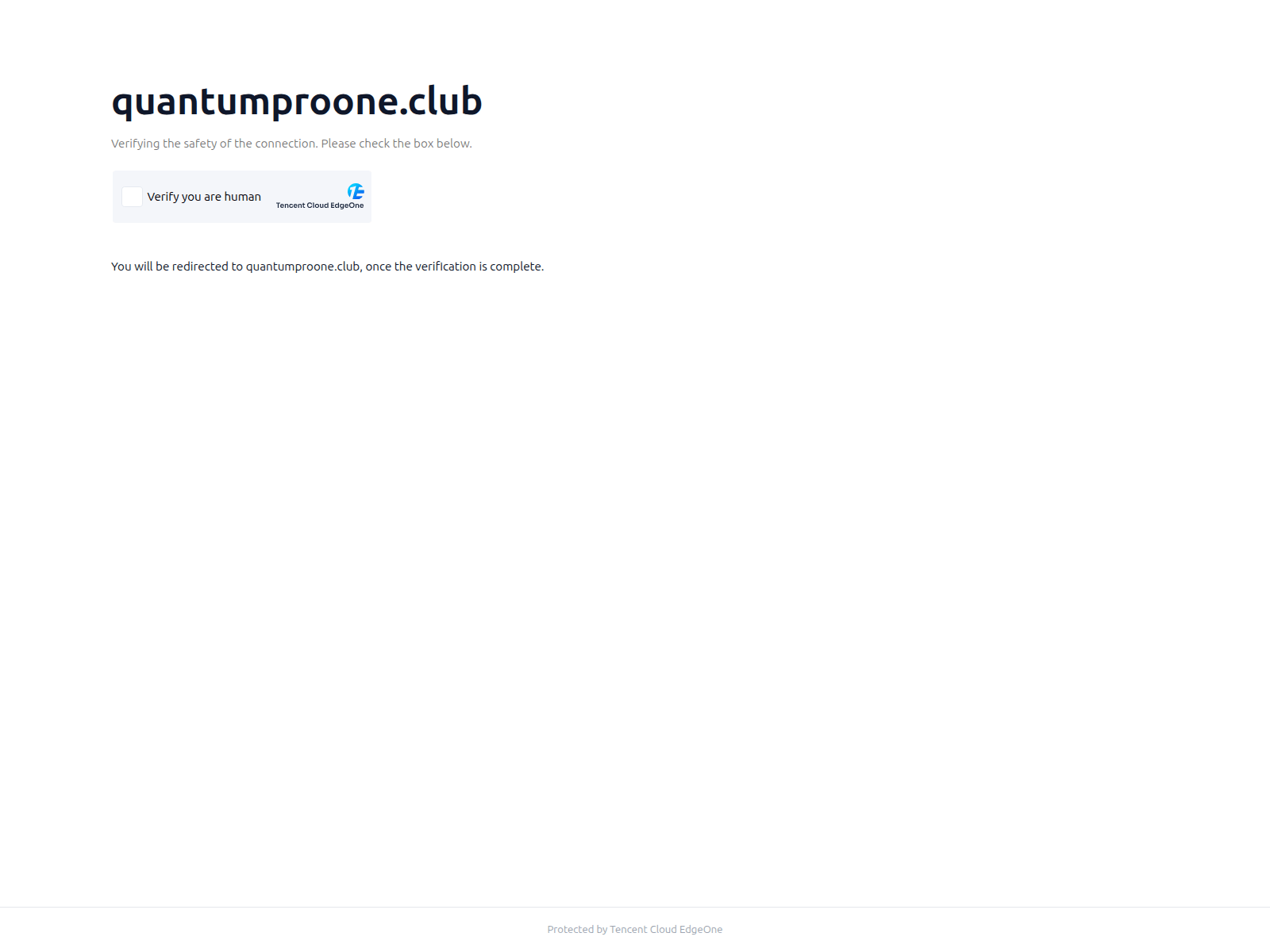 Screenshot of quantumproone.club