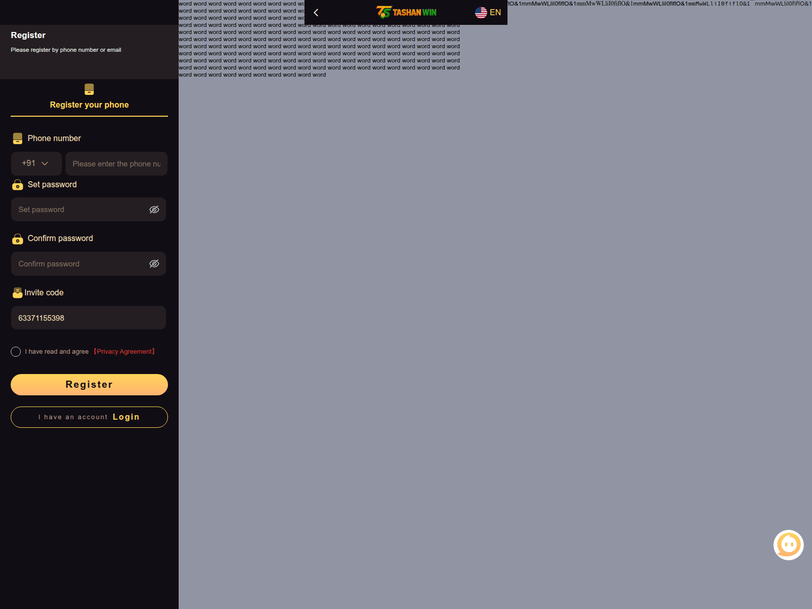 Screenshot of tswgg.club