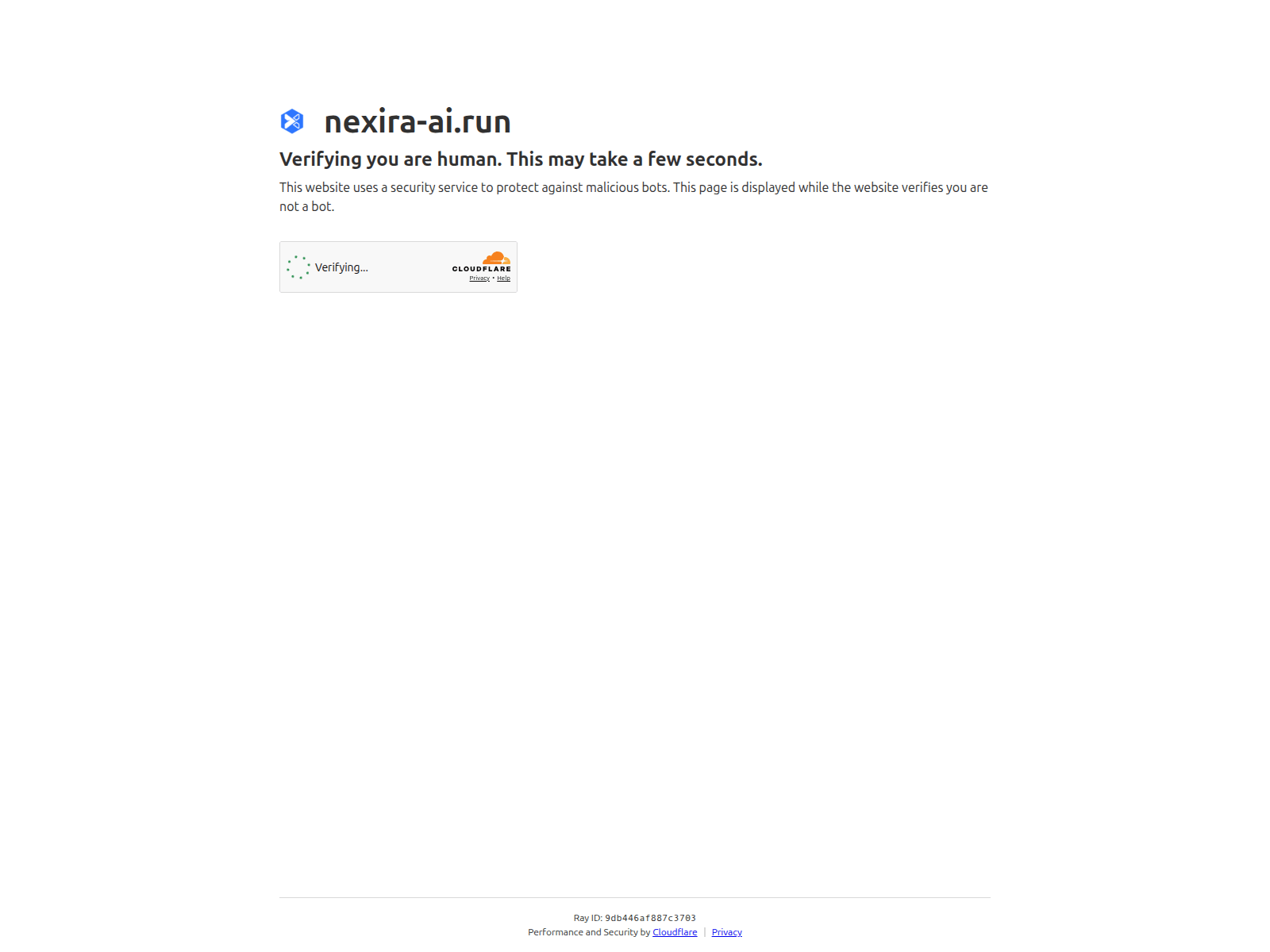 Screenshot of nexira-ai.run