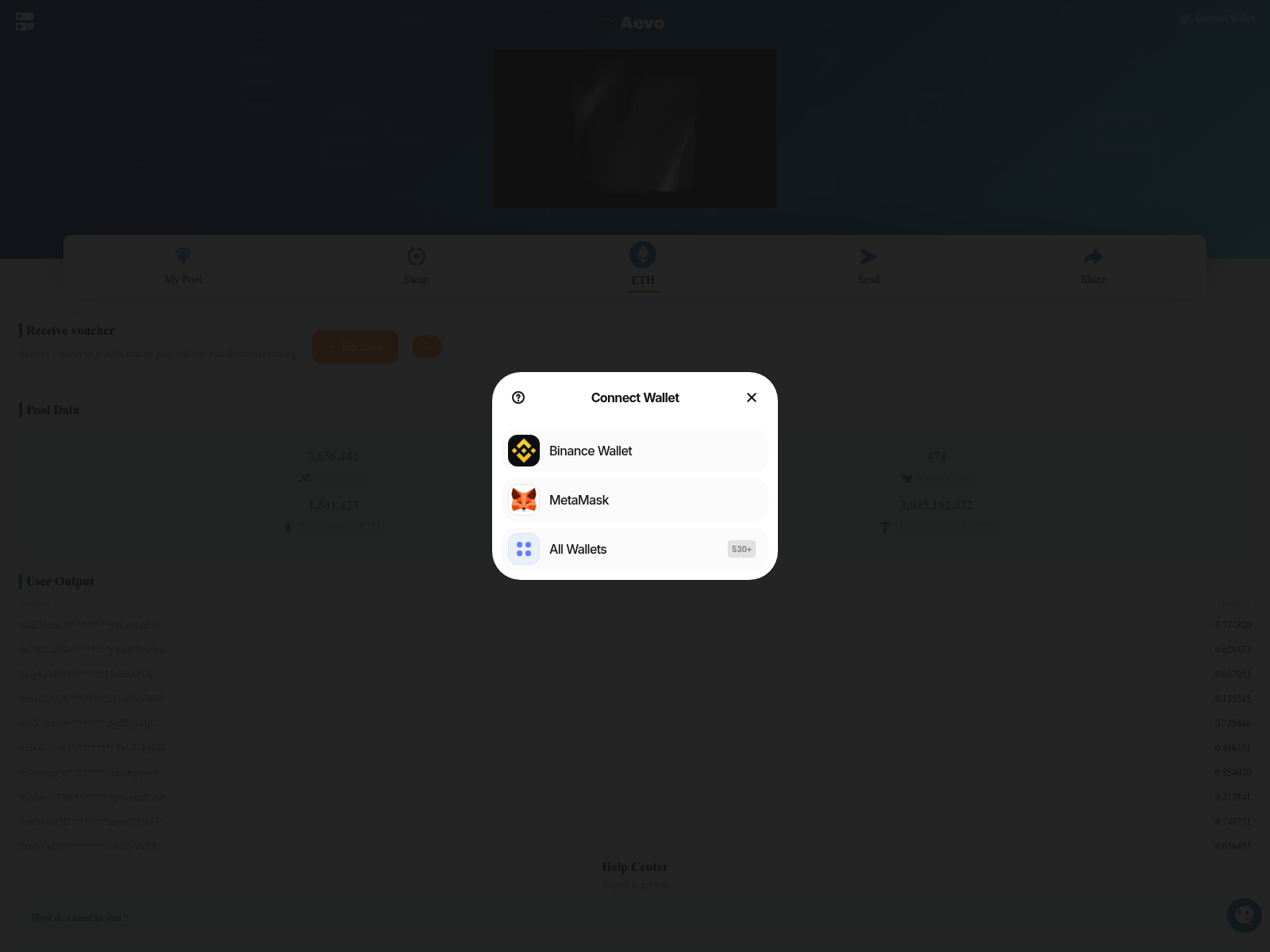 Screenshot of aevos.top