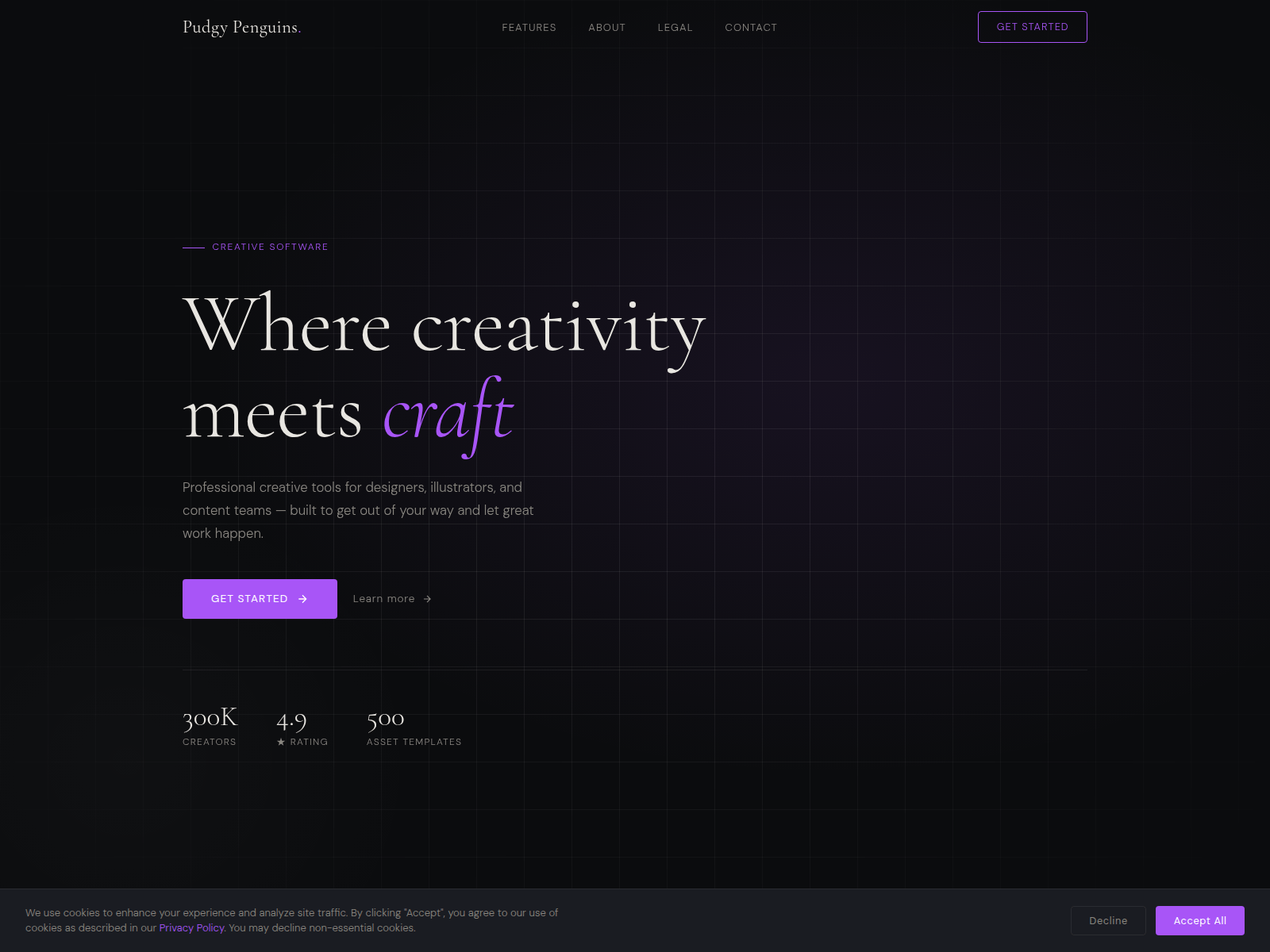 Screenshot of pudgypanguin.co