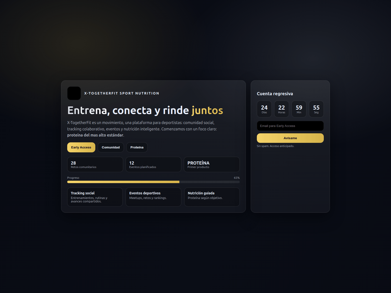 Screenshot of xtogetherfit.cl