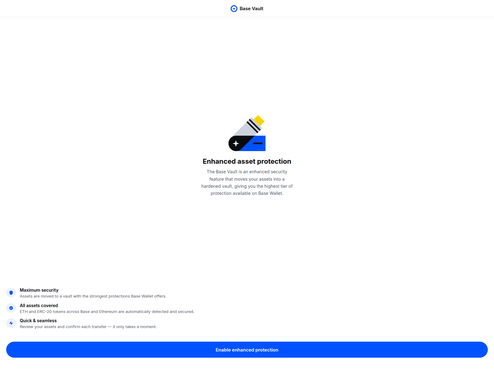 Screenshot of basewallet.coinbase.com.392233.id