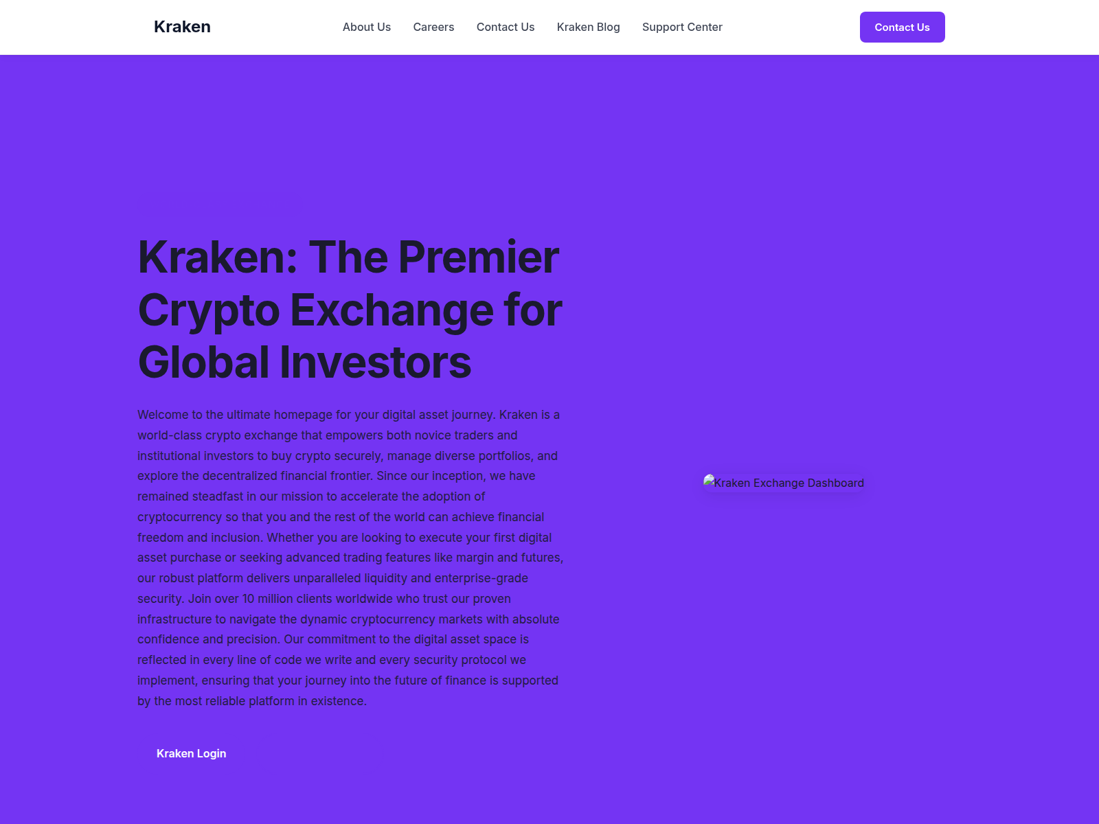 Screenshot of krakenpro.co.com