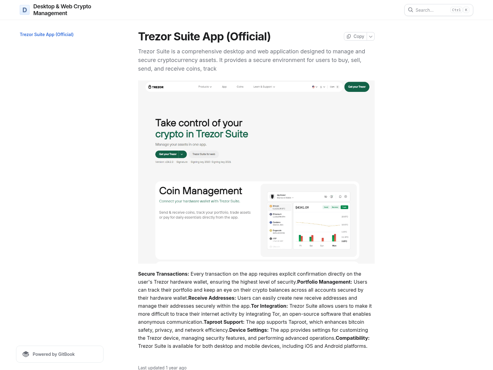 Screenshot of docsuite-trezorr.gitbook.io