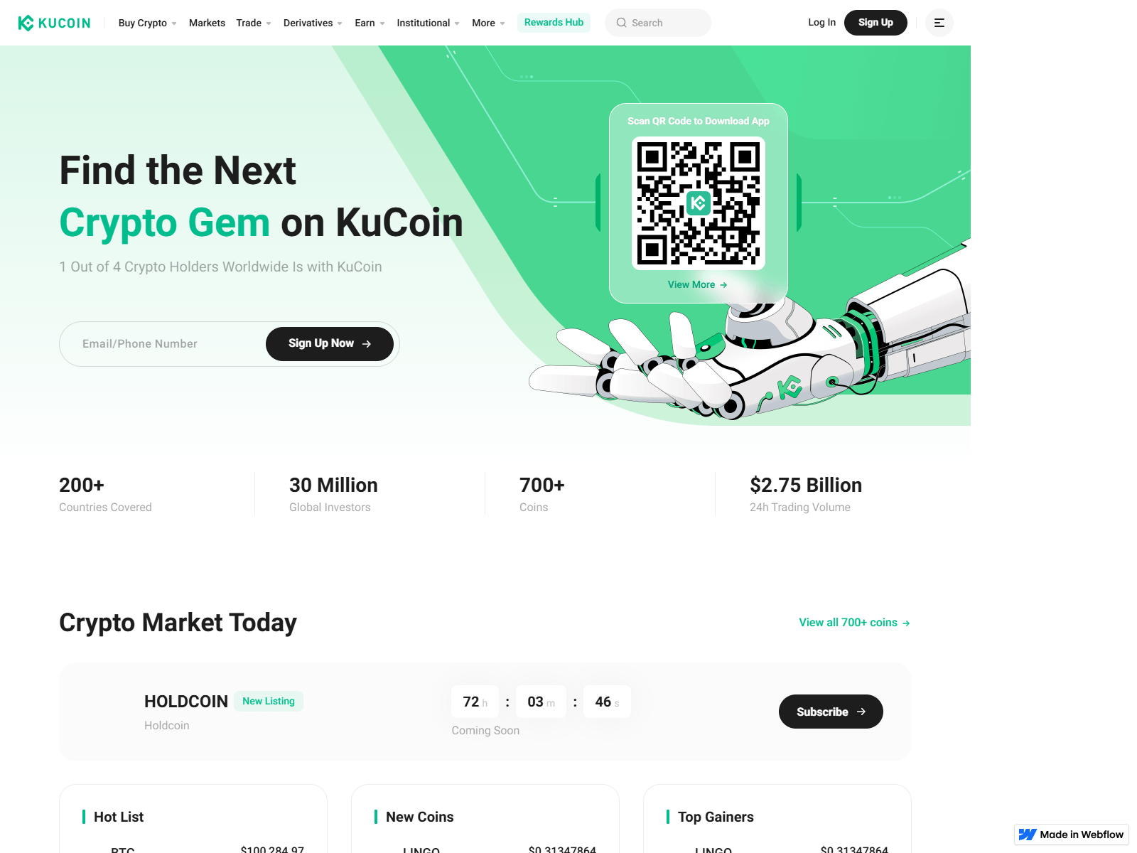 Screenshot of view--kucoinhelp-com-cdn-auth.webflow.io