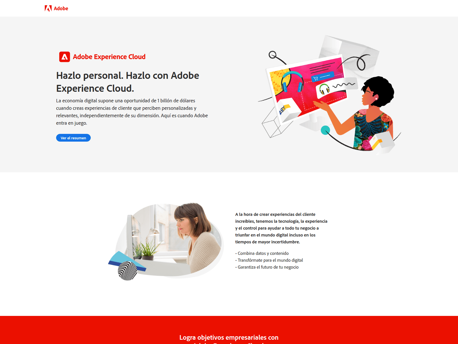 Screenshot of adobeexperience.com.br