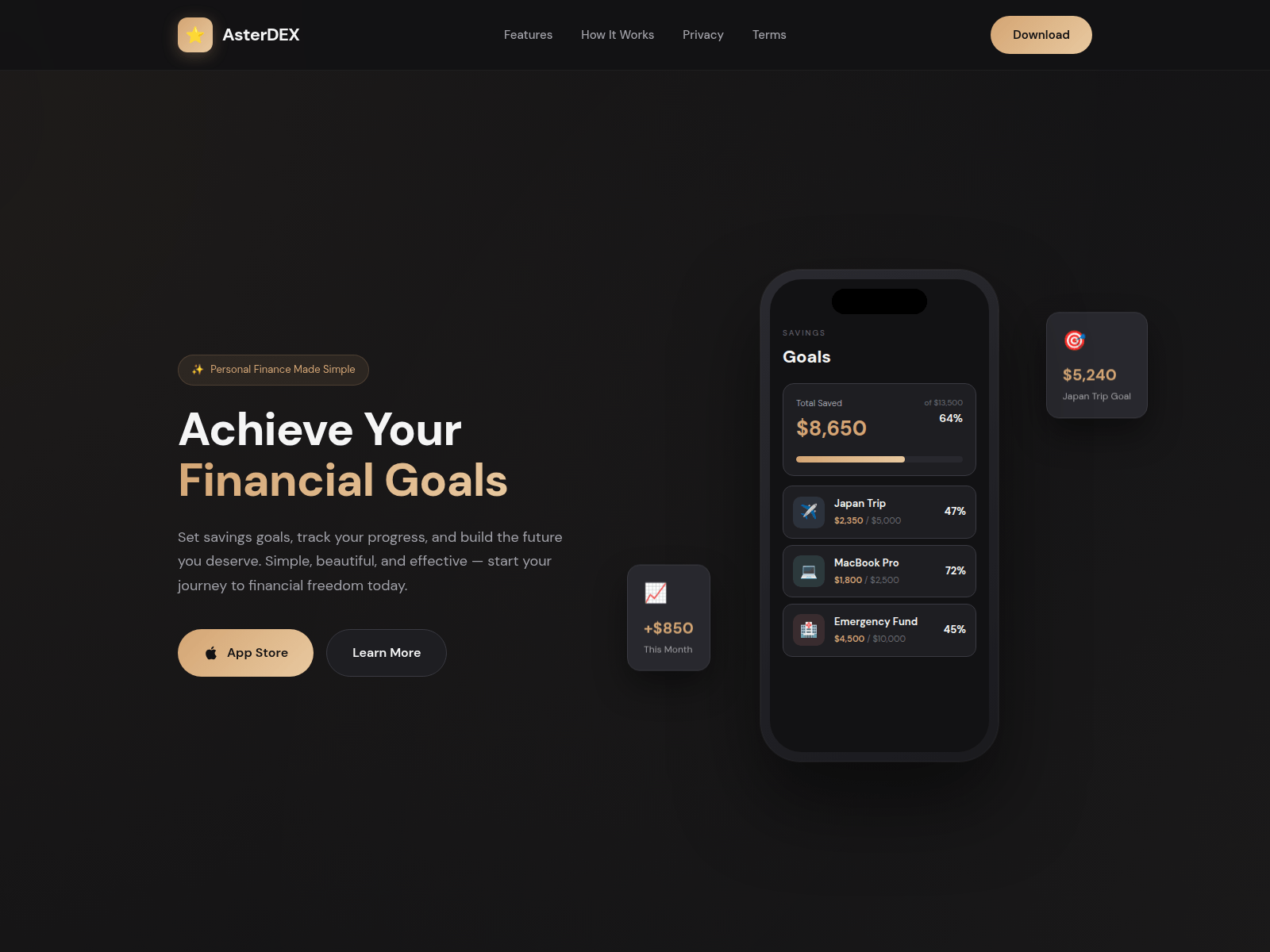 Screenshot of astrgoal.app