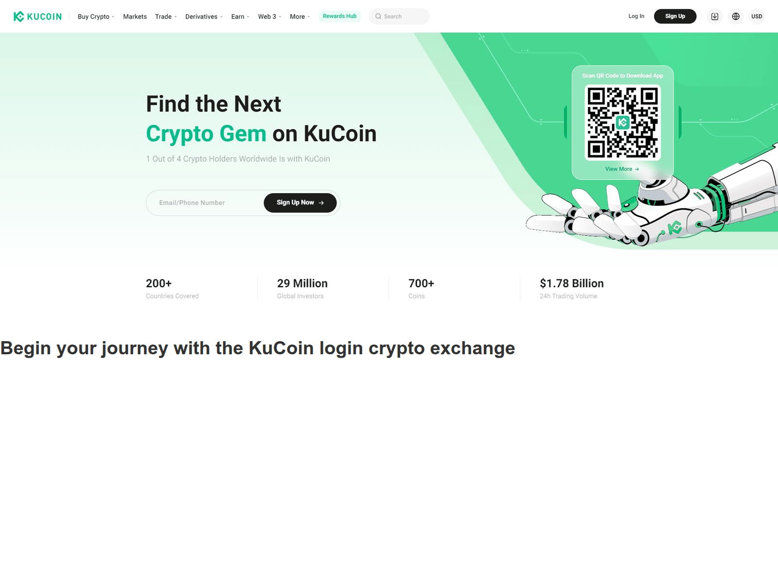 Screenshot of kucoinlogindac.webflow.io