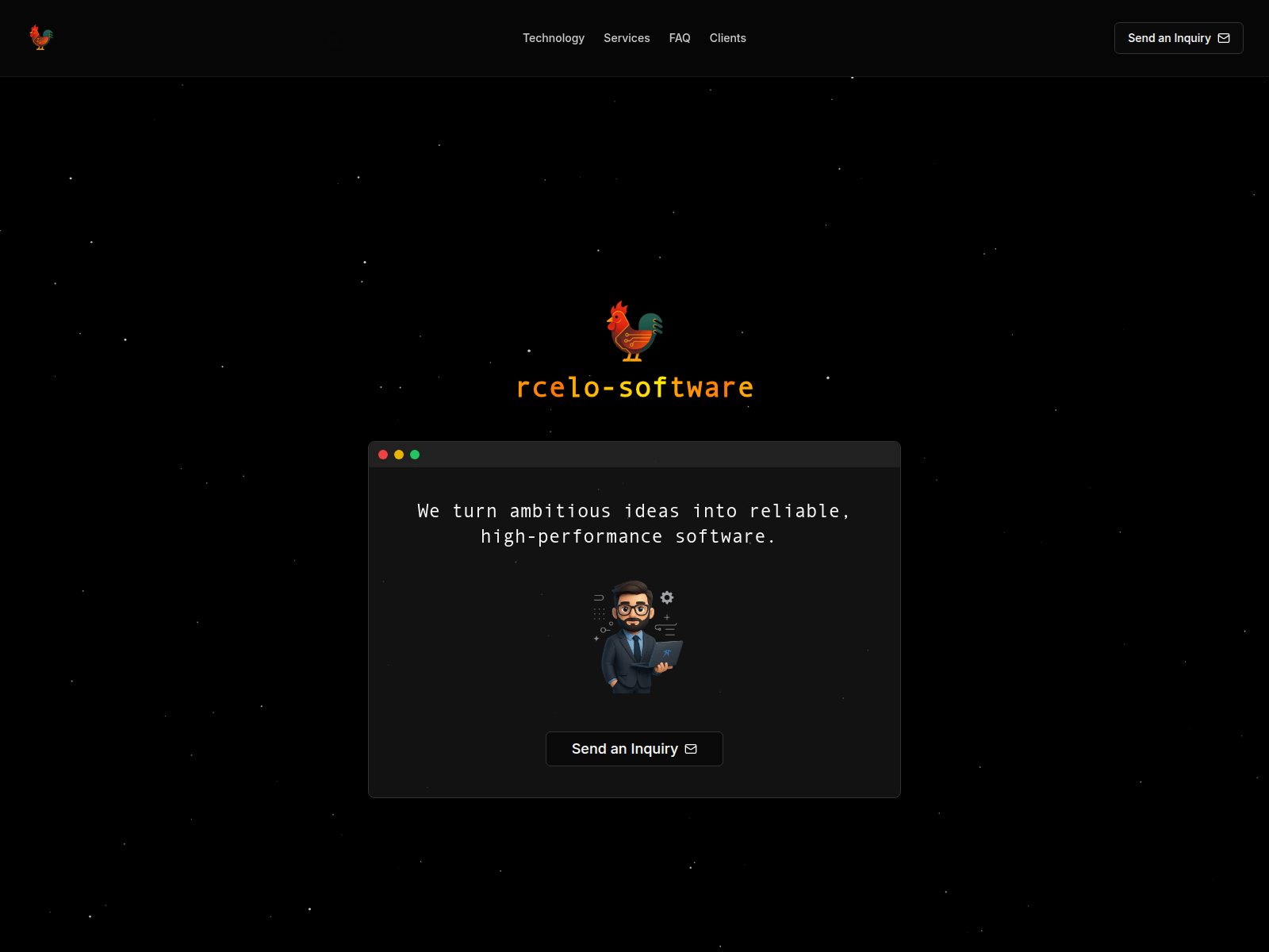 Screenshot of rcelo-software.github.io