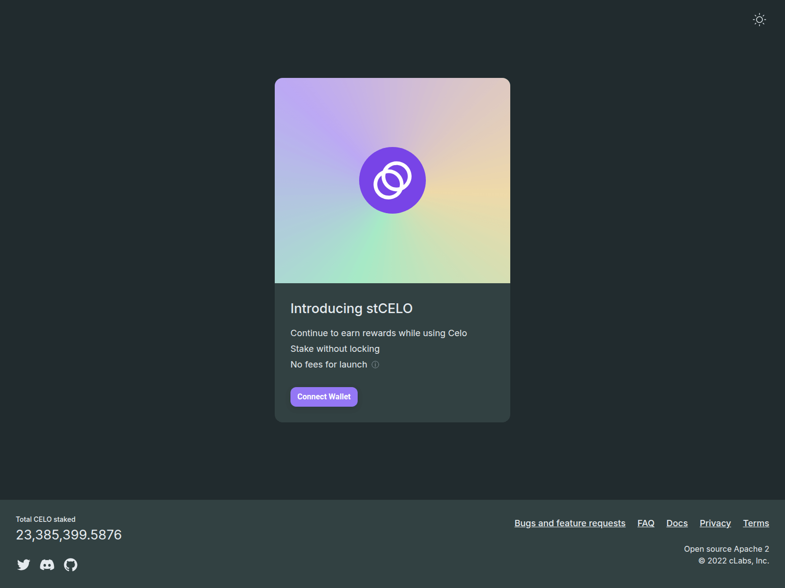 Screenshot of staked-celo-web-app.vercel.app