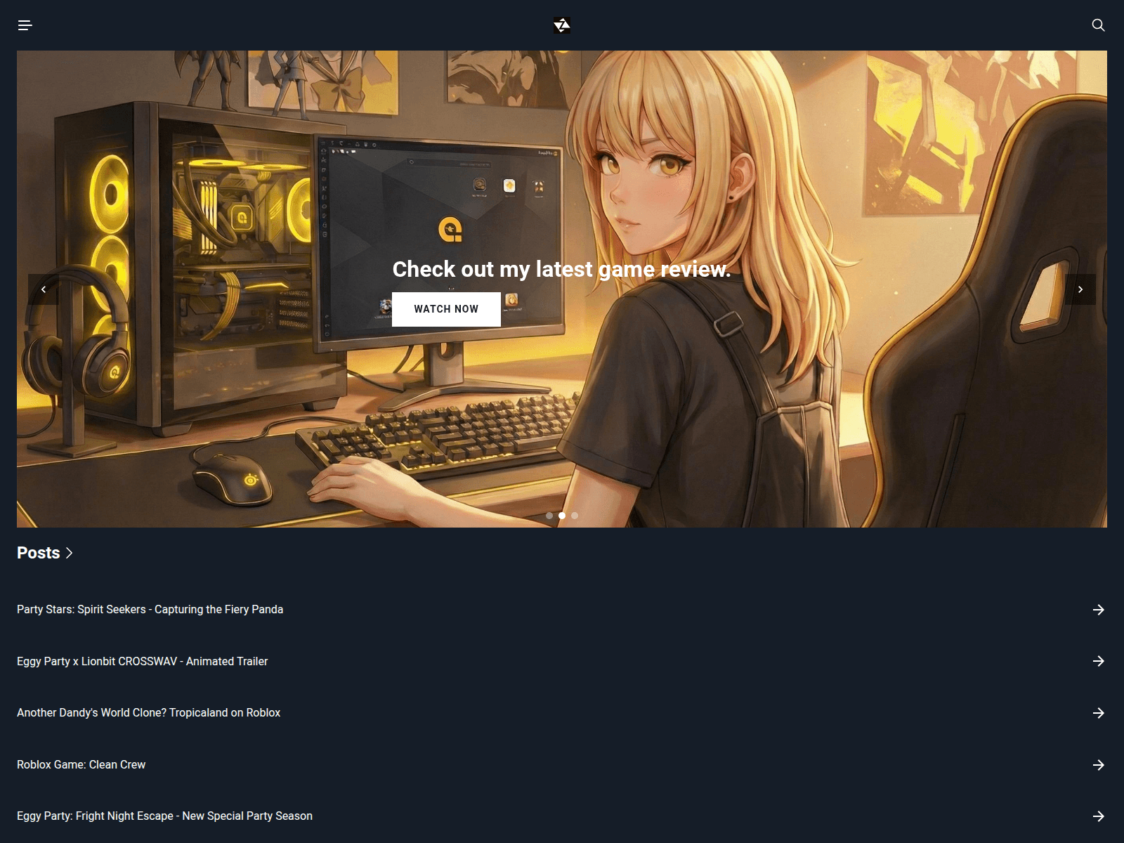 Screenshot of celozaga.github.io