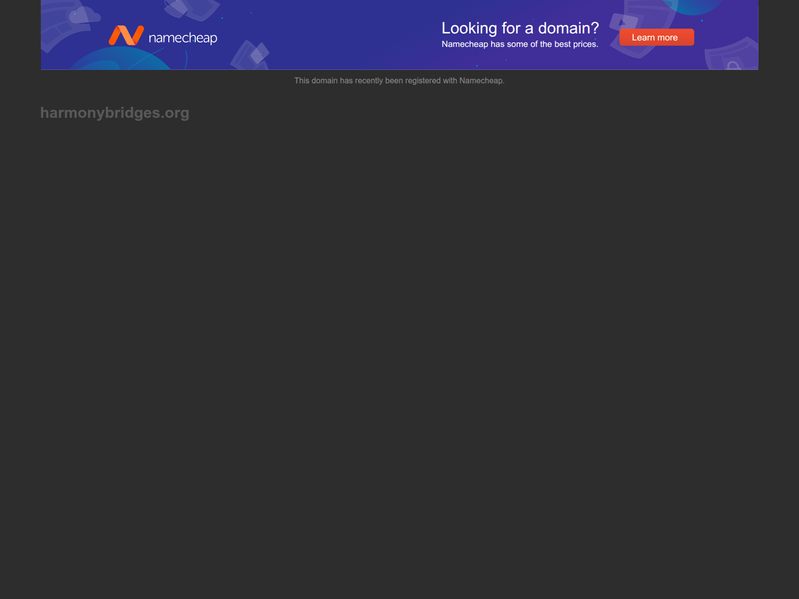 Screenshot of www.harmonybridges.org