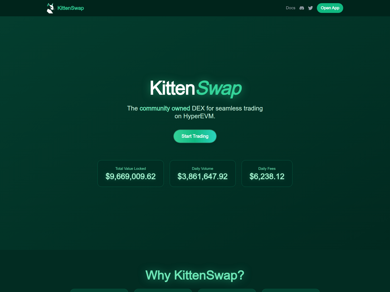 Forensic screenshot of kitterswap.financial