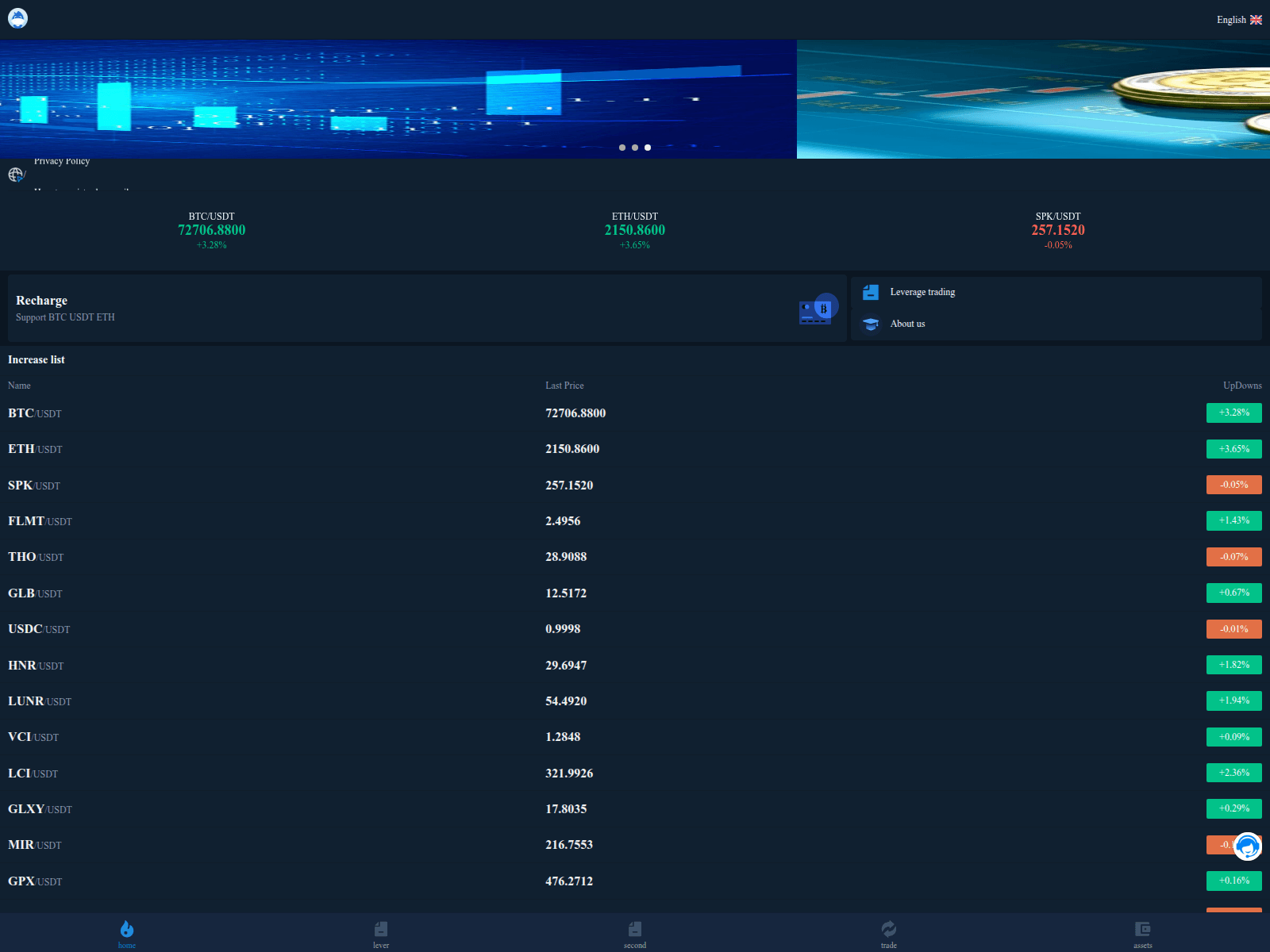 Screenshot of pure-cryptoplus.com