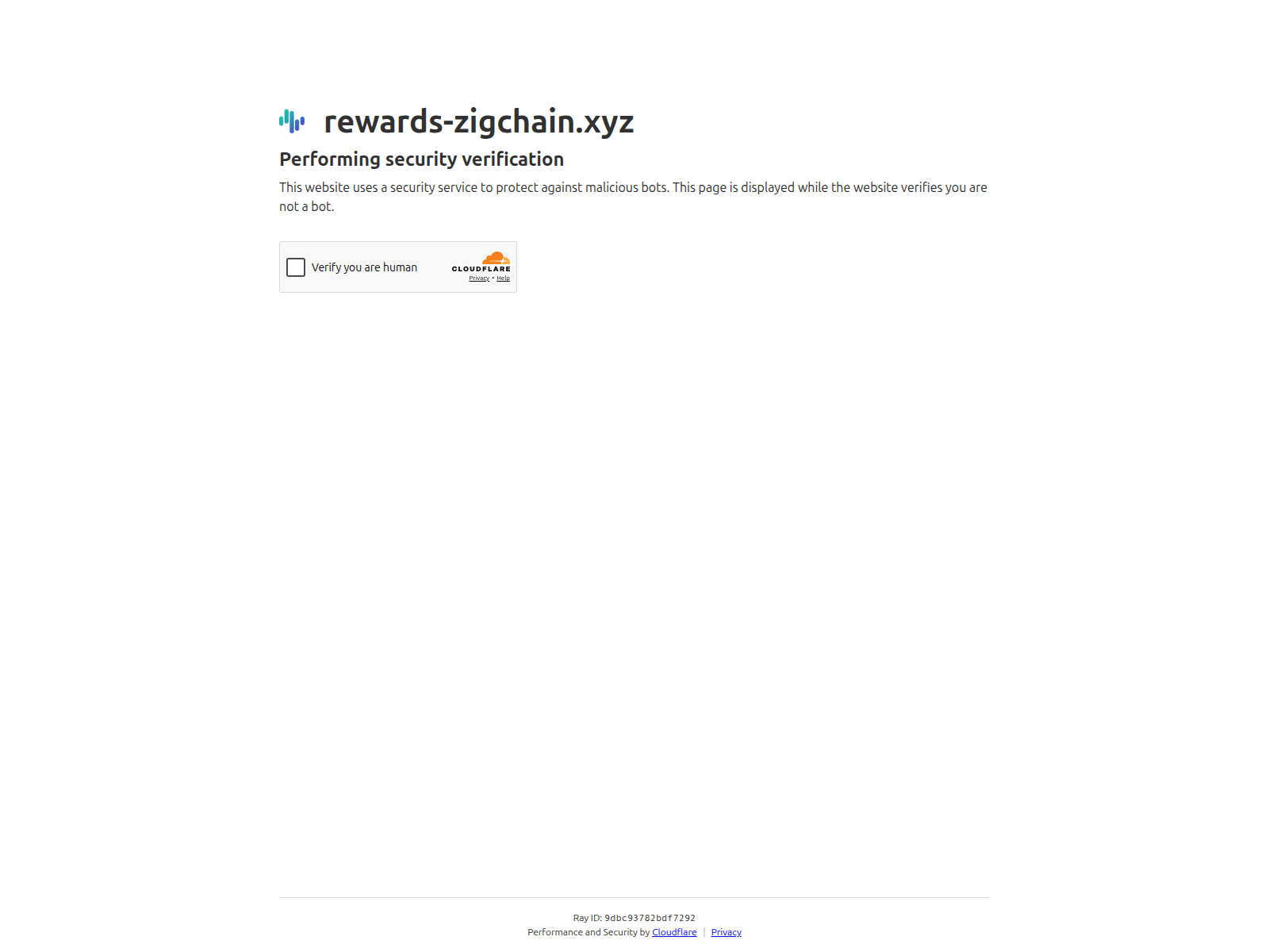 Screenshot of rewards-zigchain.xyz