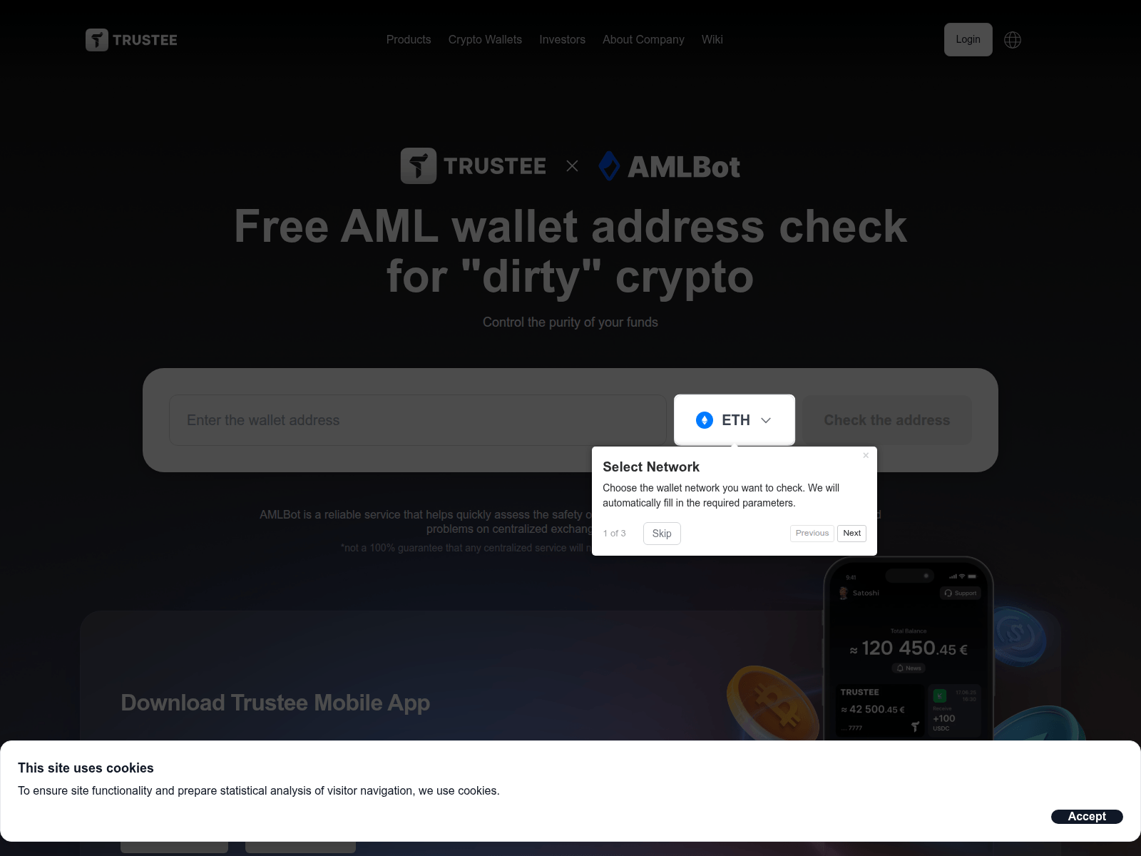 Screenshot of api.trusteglobalplus.com