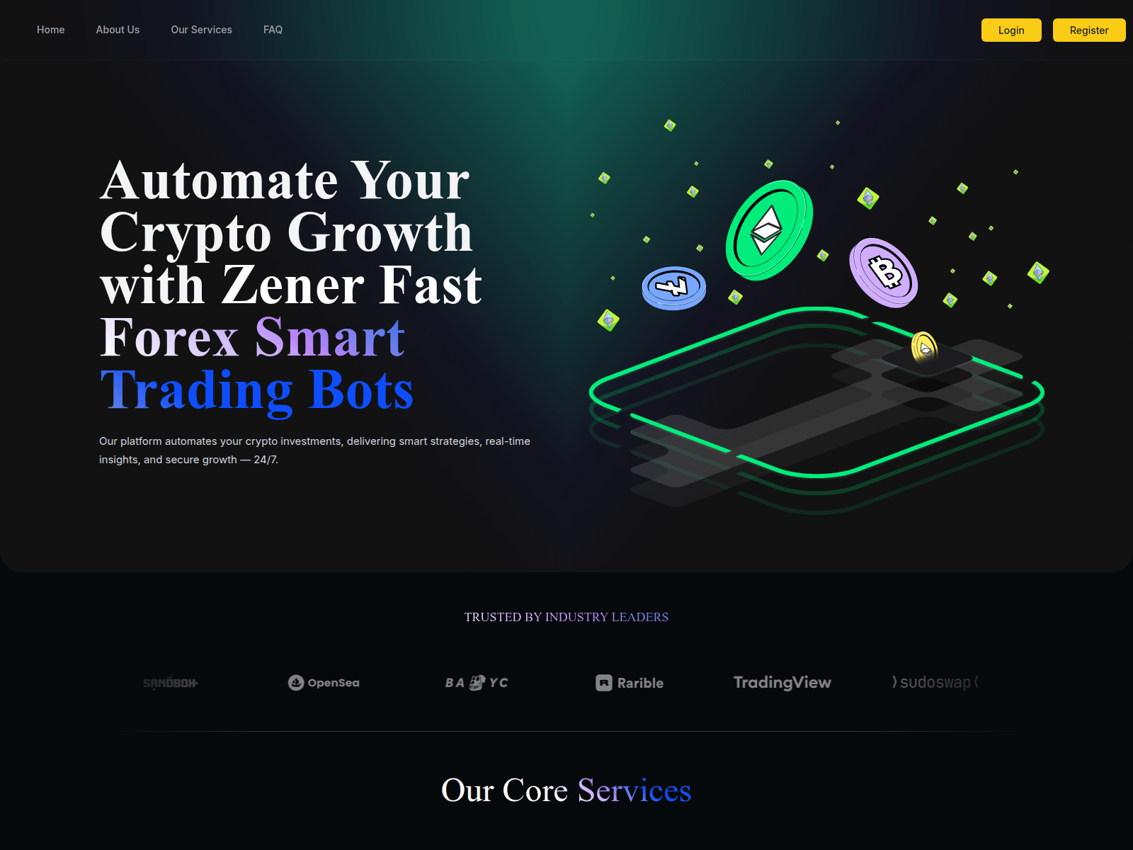 Screenshot of zenerfastforex.com