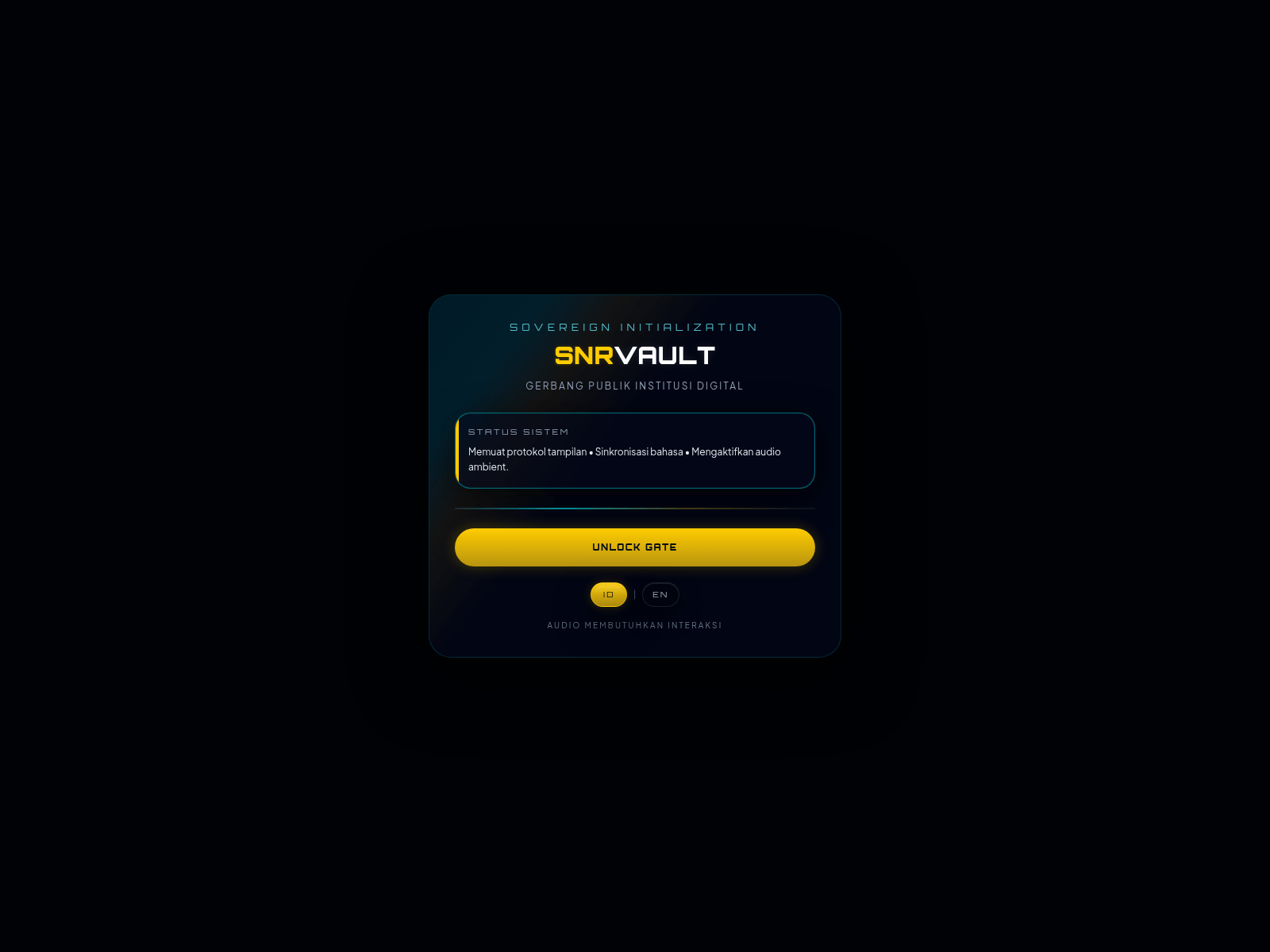 Screenshot of snrvault.space