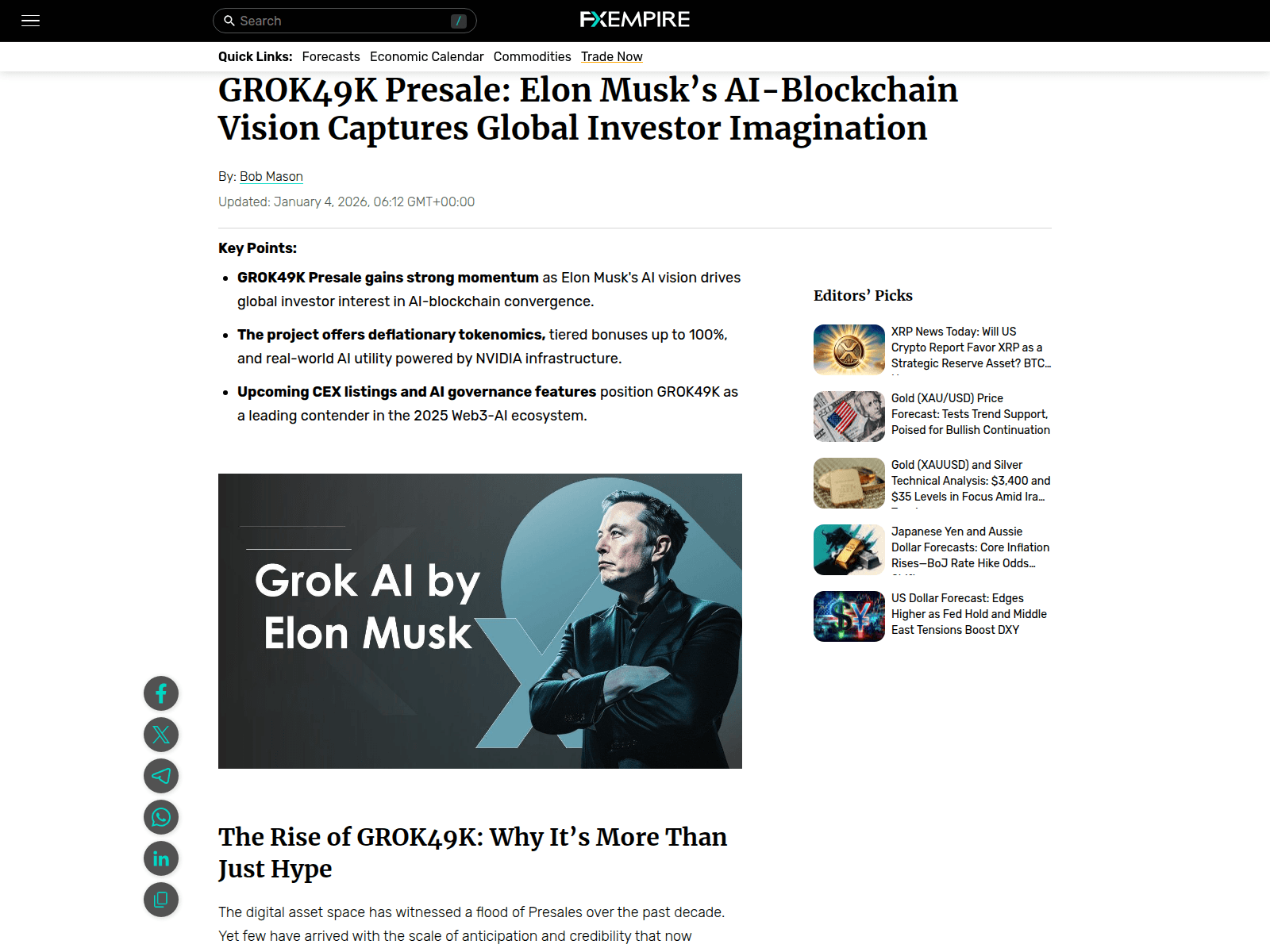 Screenshot of grok49k-fxempire.com