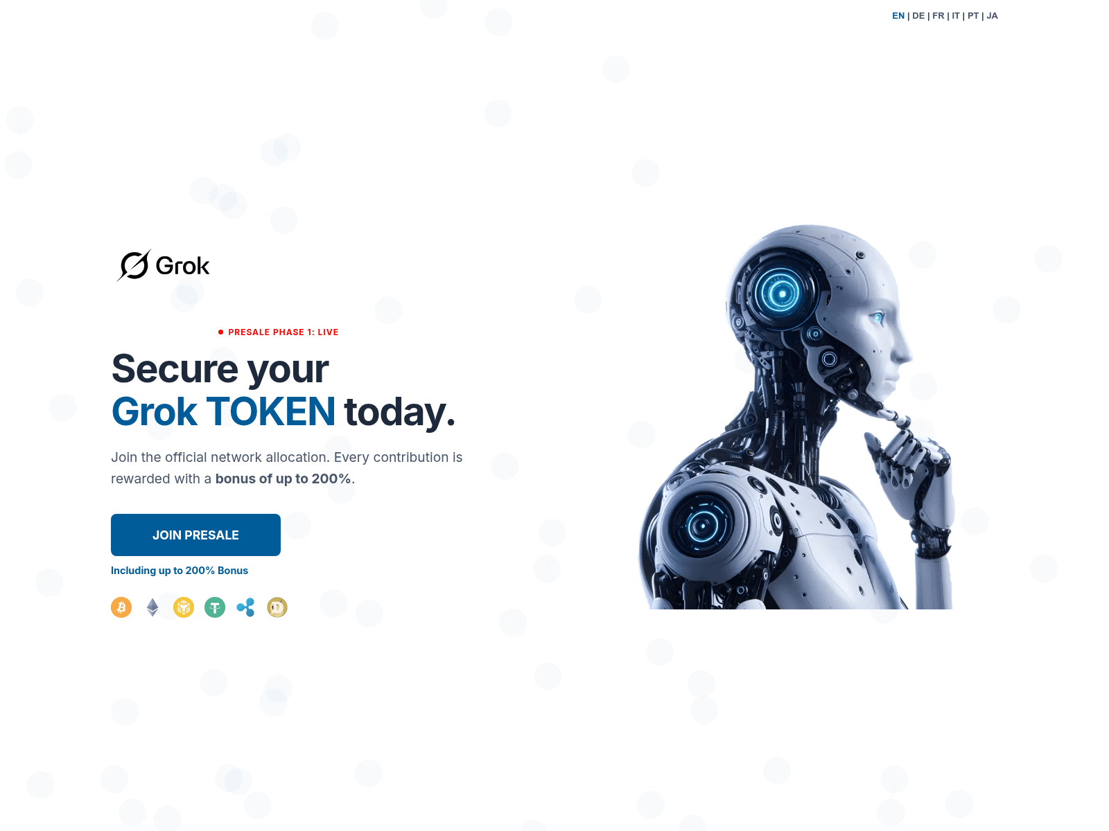 Screenshot of binance-grok49k.com